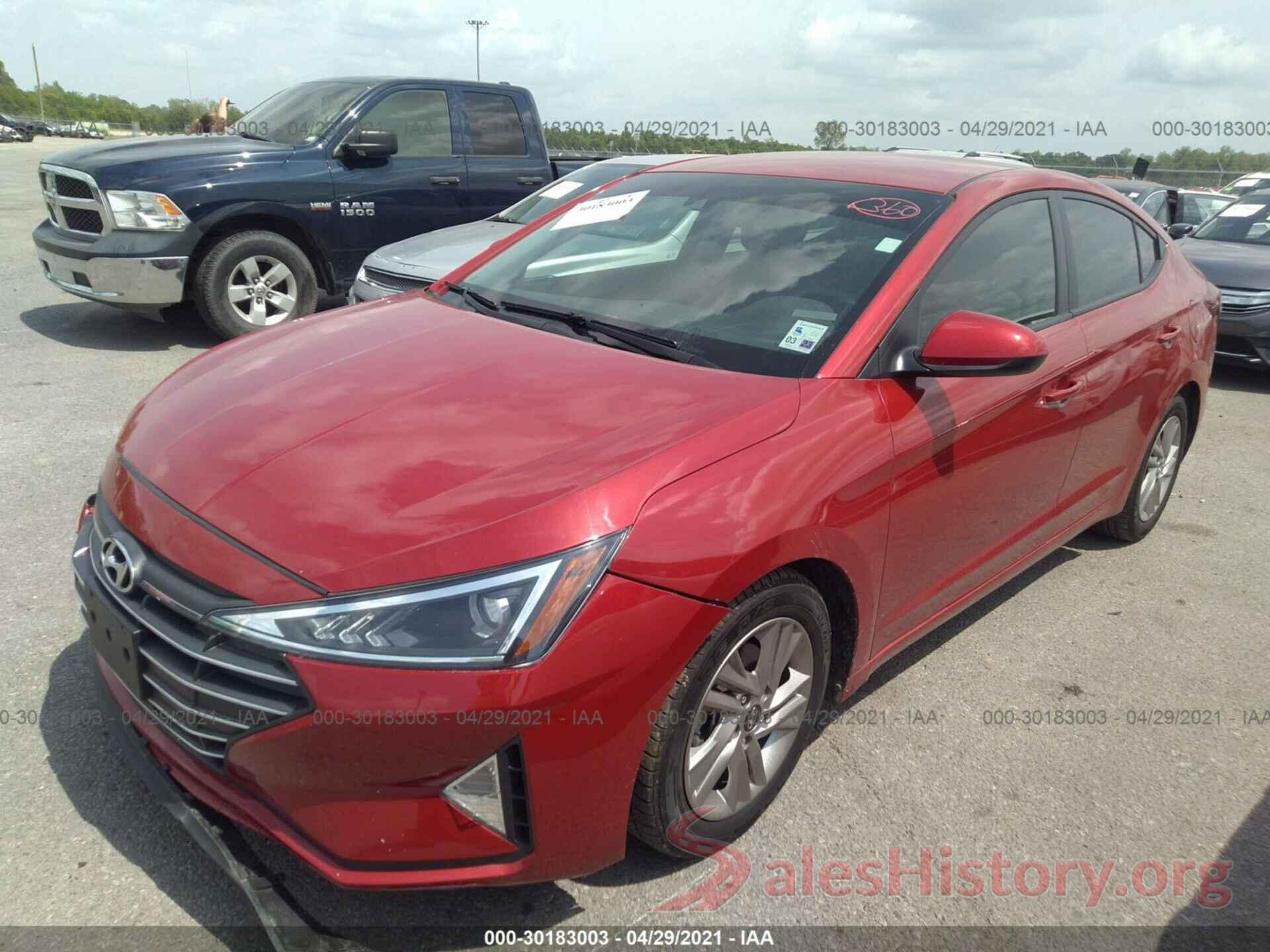 5NPD84LF9LH510999 2020 HYUNDAI ELANTRA