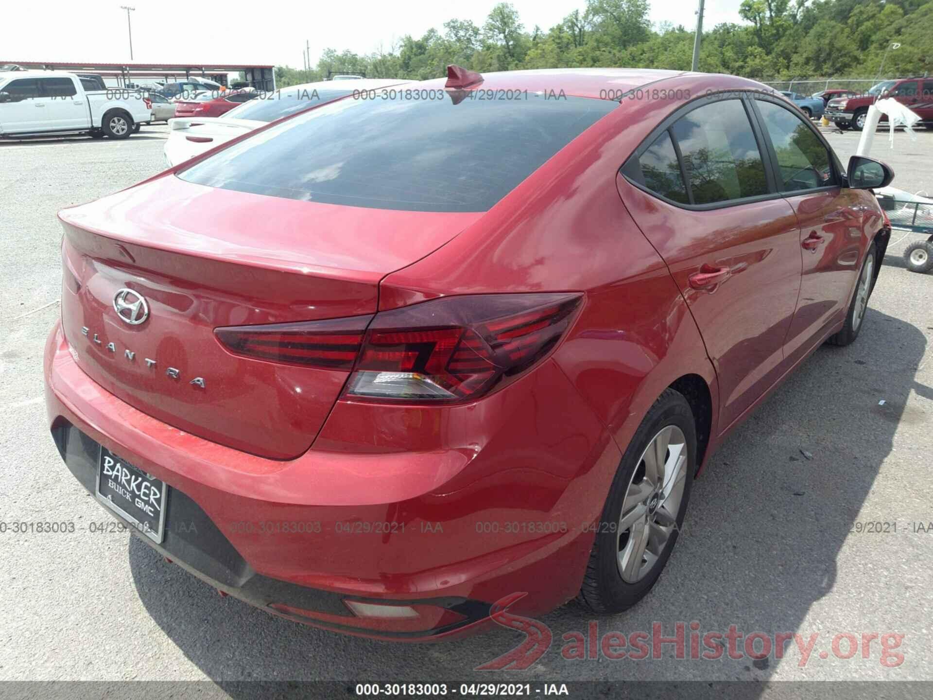 5NPD84LF9LH510999 2020 HYUNDAI ELANTRA