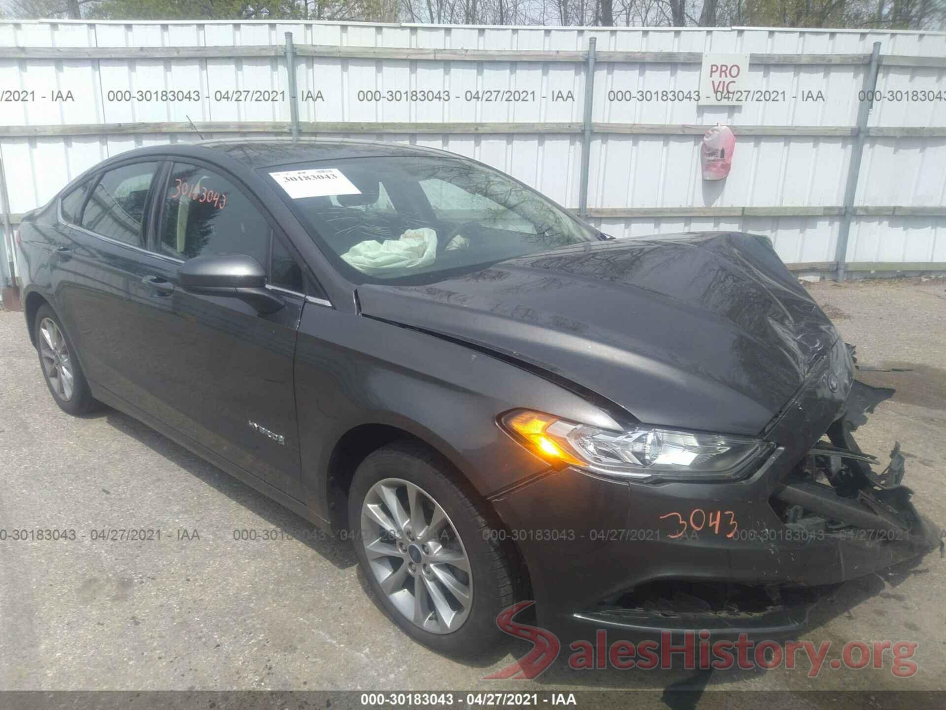 3FA6P0LU3HR237149 2017 FORD FUSION