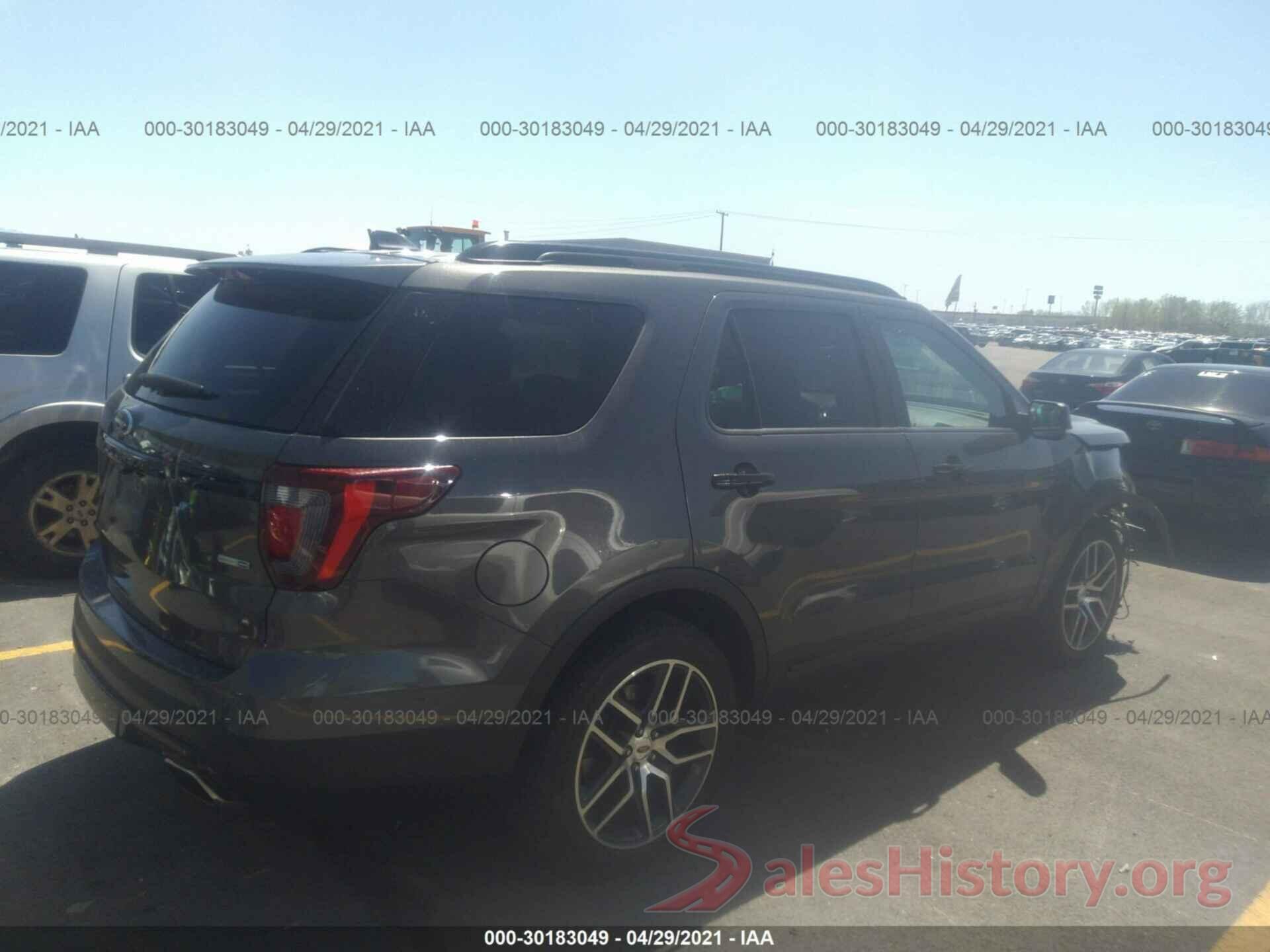 1FM5K8GT6GGD28342 2016 FORD EXPLORER