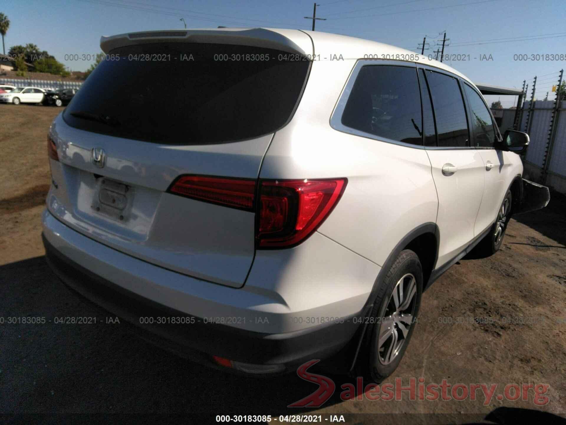 5FNYF5H32HB028229 2017 HONDA PILOT