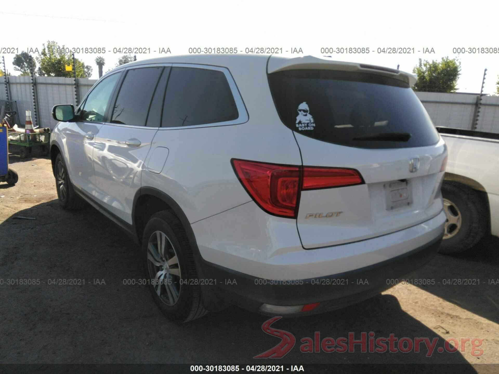 5FNYF5H32HB028229 2017 HONDA PILOT