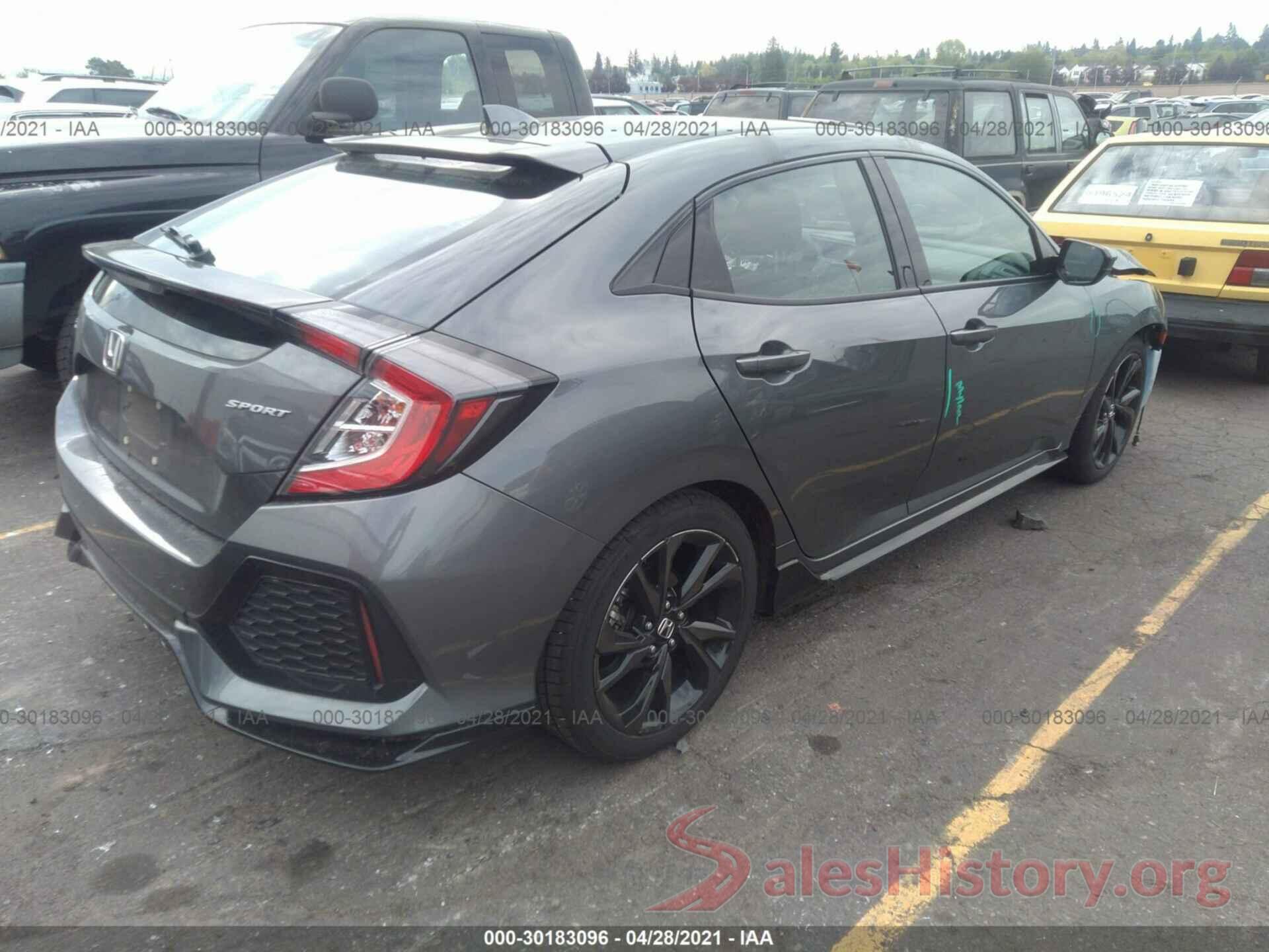 SHHFK7H49HU420050 2017 HONDA CIVIC HATCHBACK