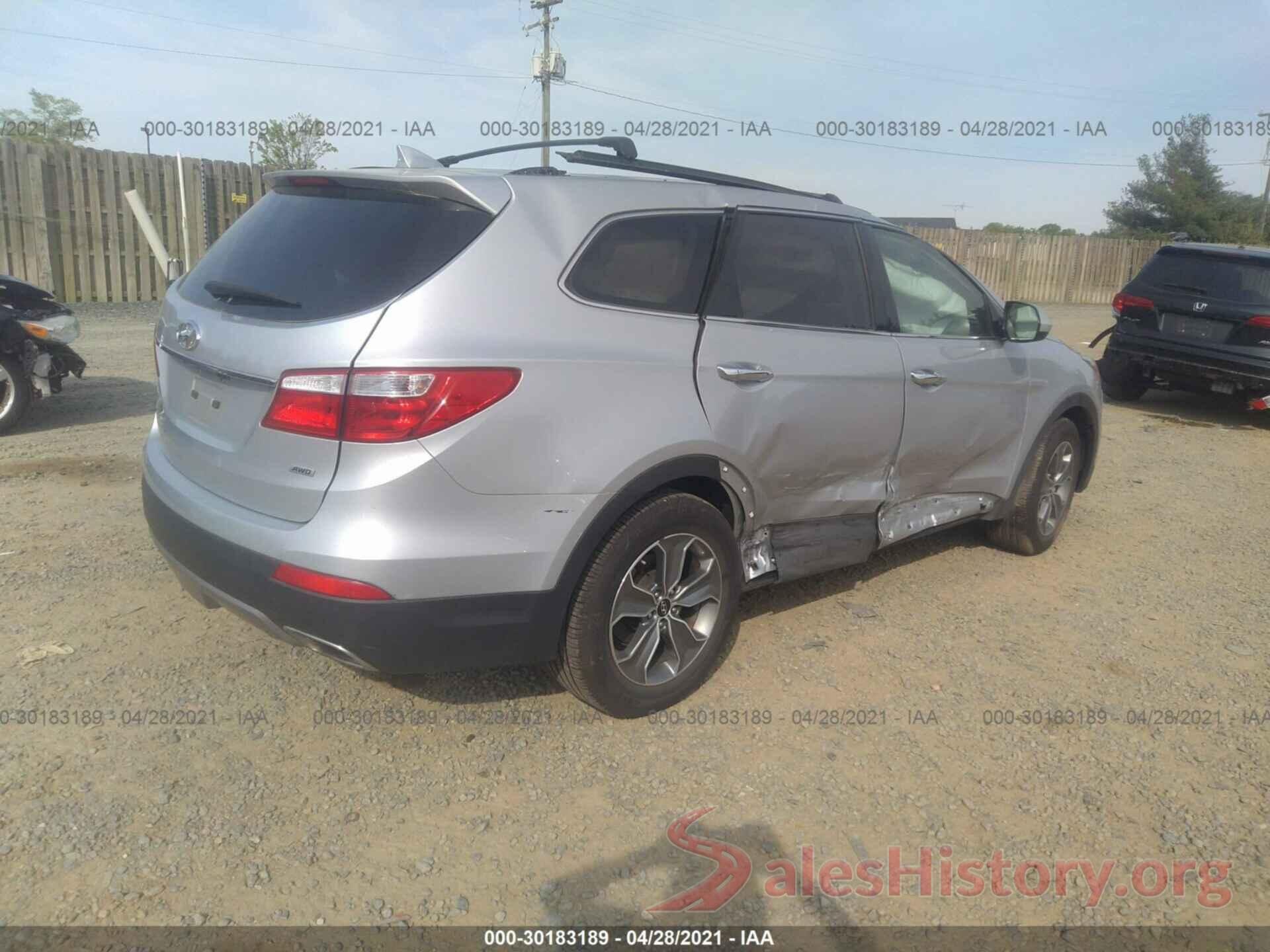 KM8SMDHF2GU142524 2016 HYUNDAI SANTA FE