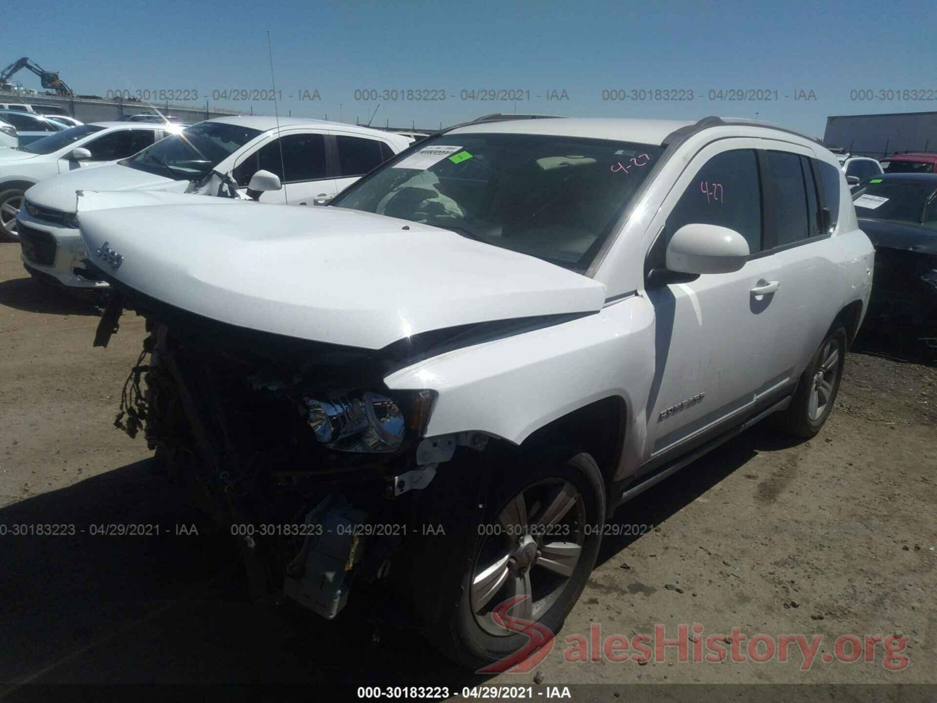 1C4NJDEB9HD162282 2017 JEEP COMPASS