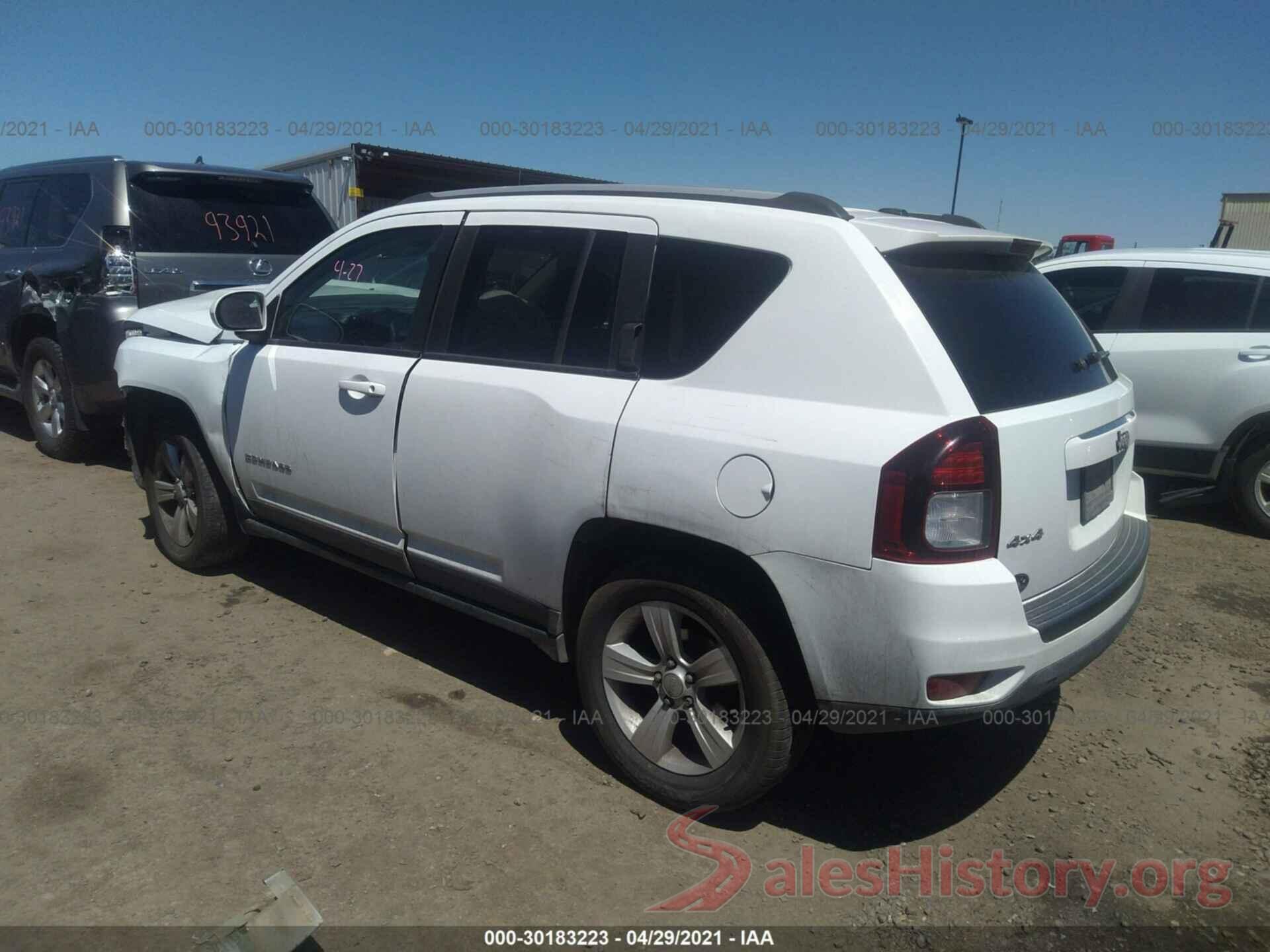 1C4NJDEB9HD162282 2017 JEEP COMPASS