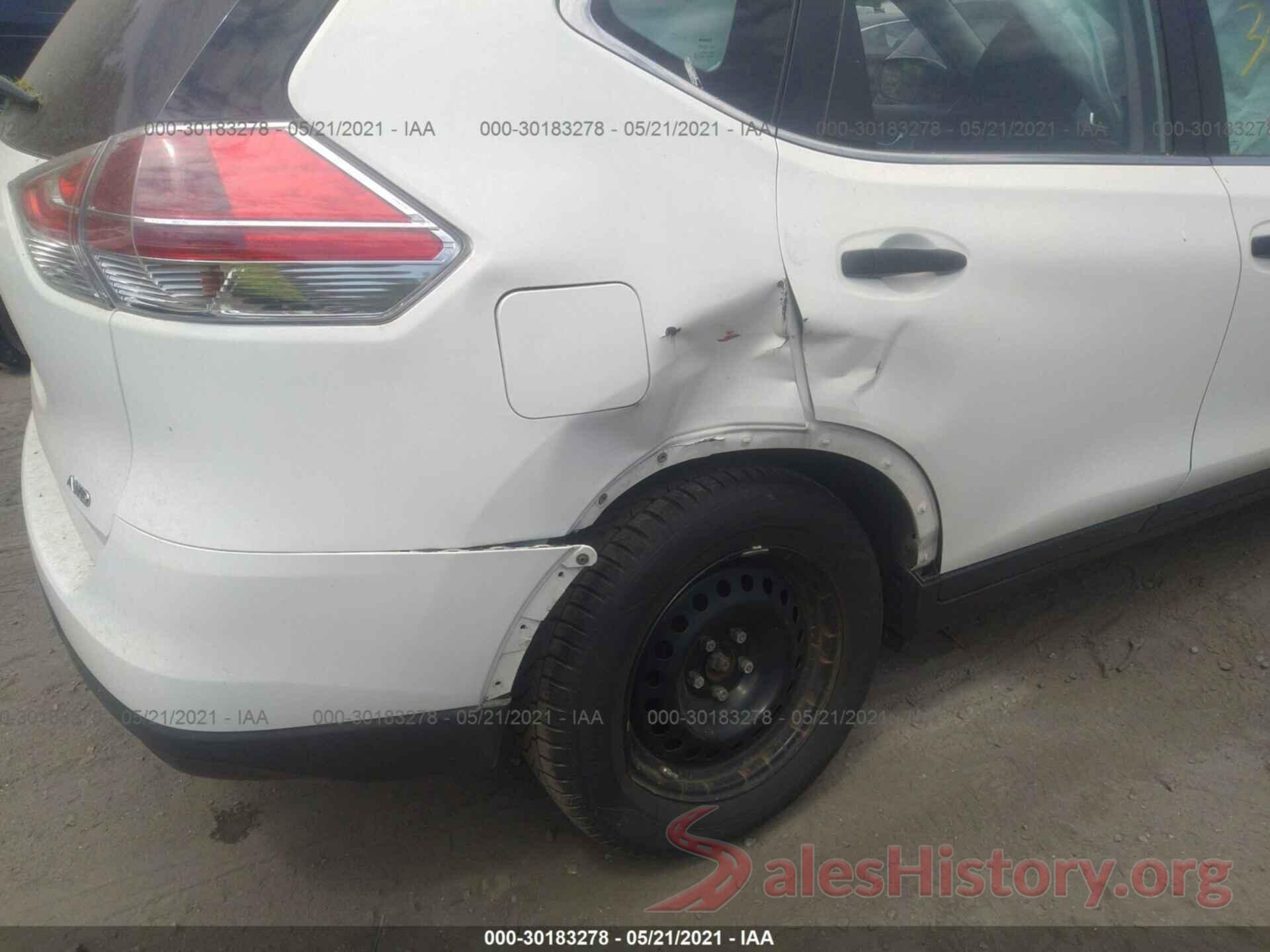 5N1AT2MV1GC777644 2016 NISSAN ROGUE