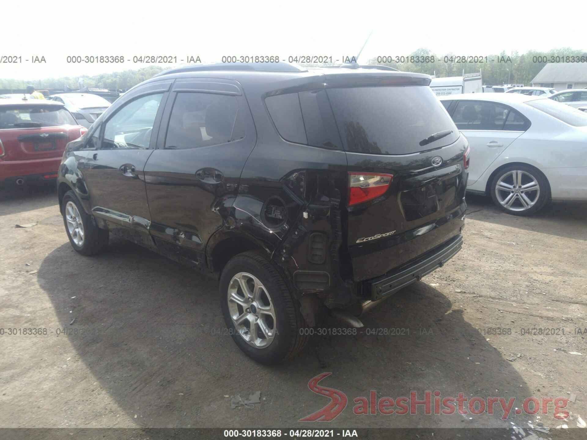 MAJ6S3GL7LC347761 2020 FORD ECOSPORT