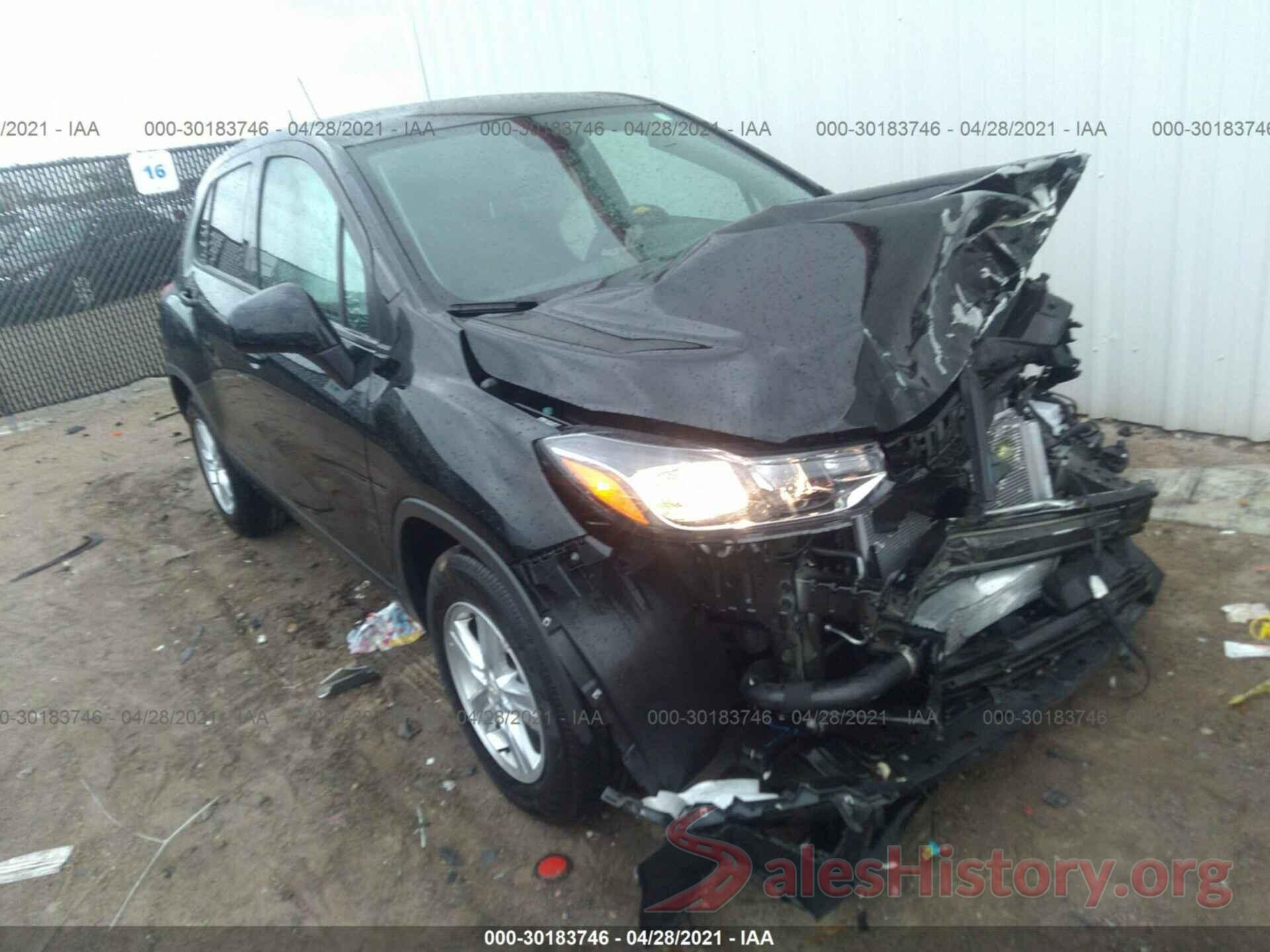 3GNCJKSB7LL304543 2020 CHEVROLET TRAX