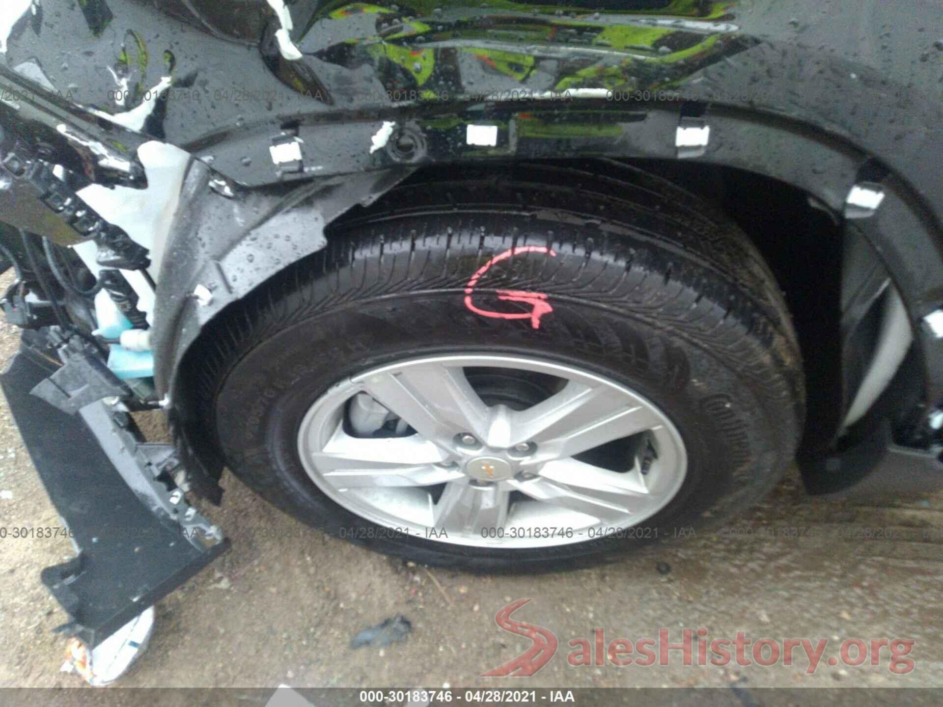 3GNCJKSB7LL304543 2020 CHEVROLET TRAX