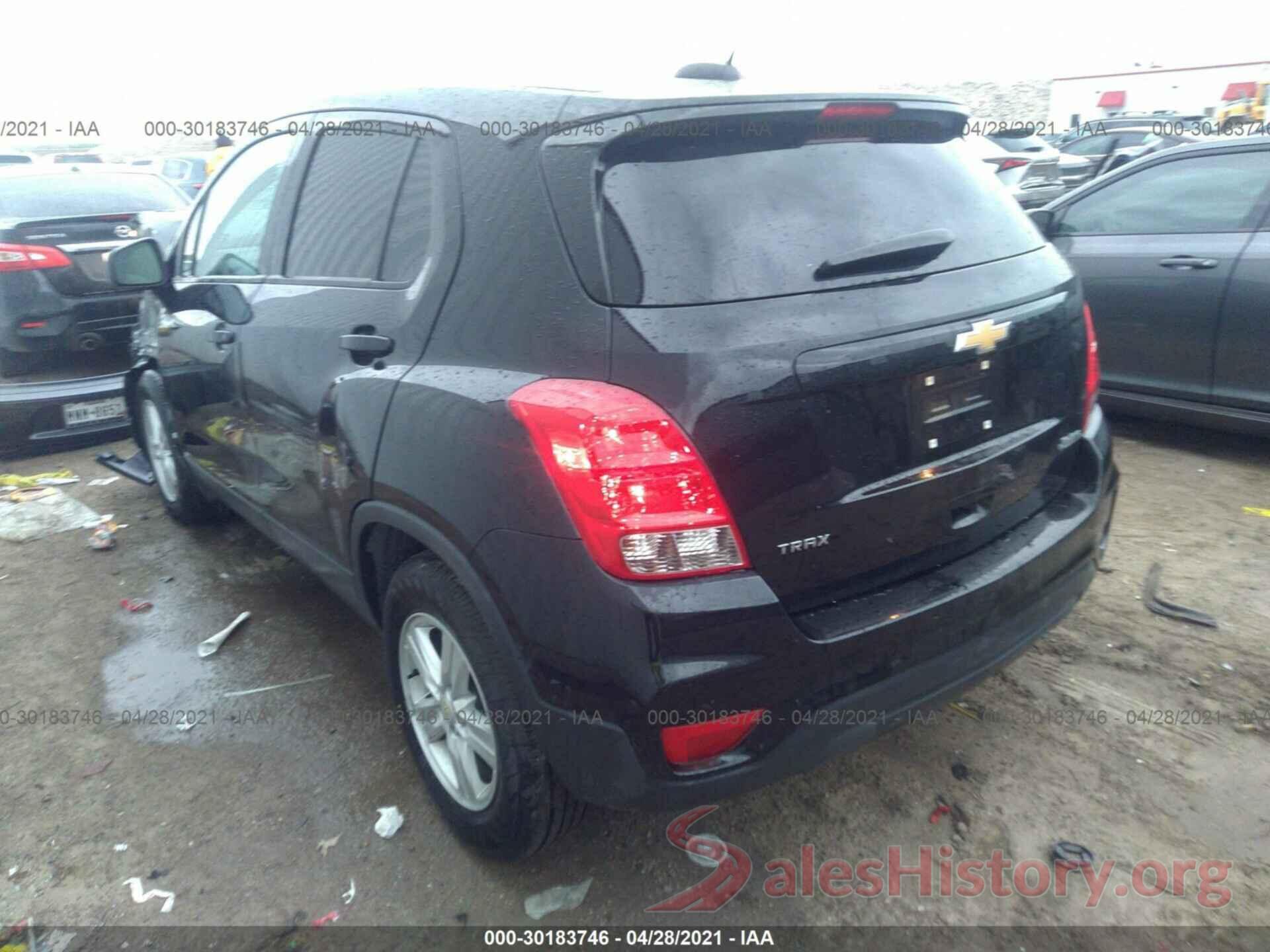 3GNCJKSB7LL304543 2020 CHEVROLET TRAX