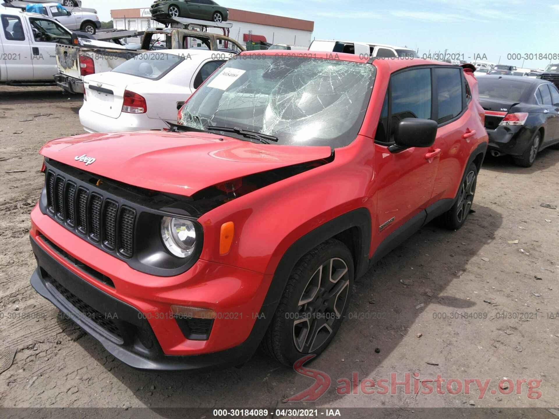 ZACNJAAB8LPM02014 2020 JEEP RENEGADE