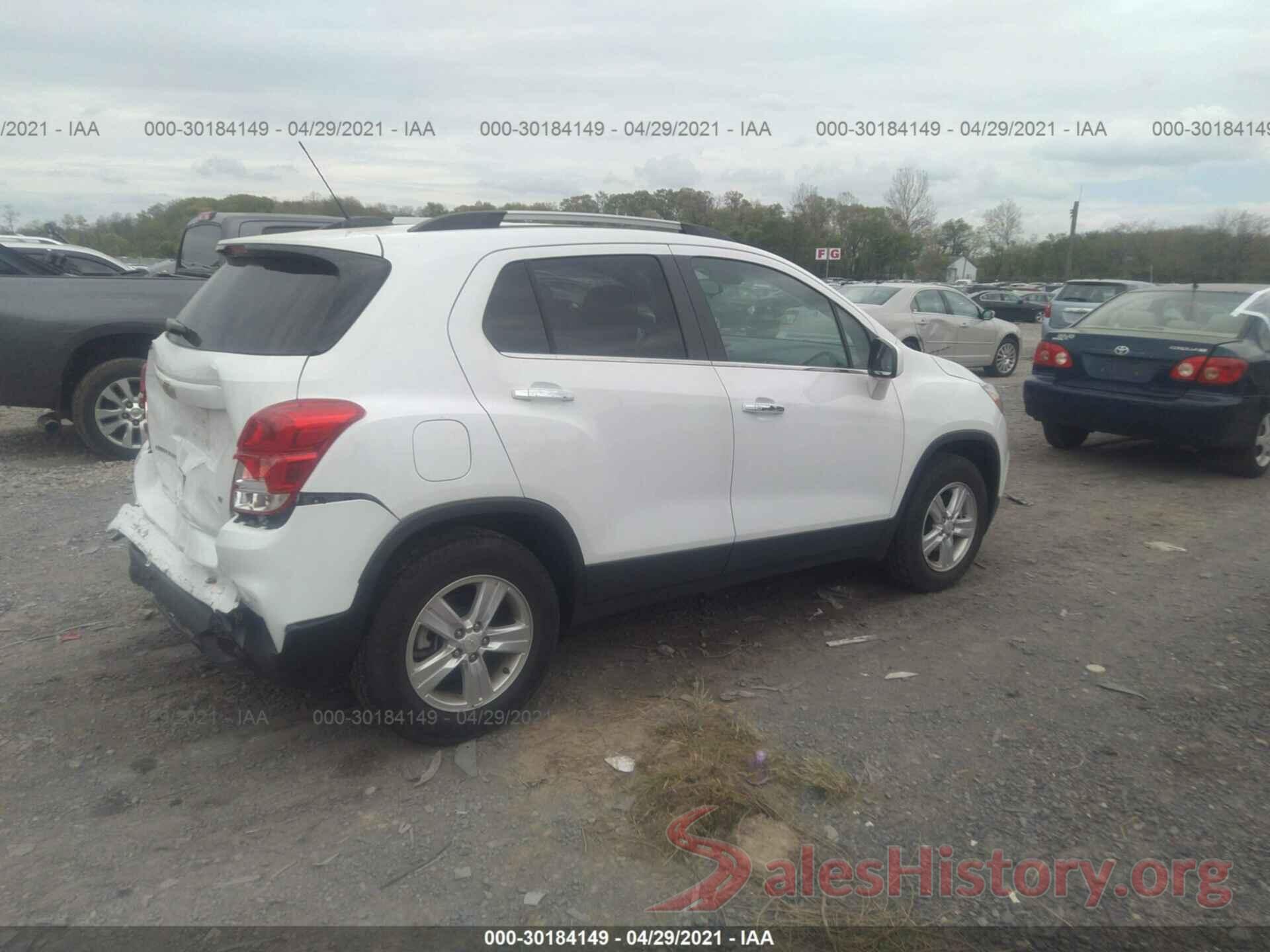 KL7CJPSBXKB751323 2019 CHEVROLET TRAX