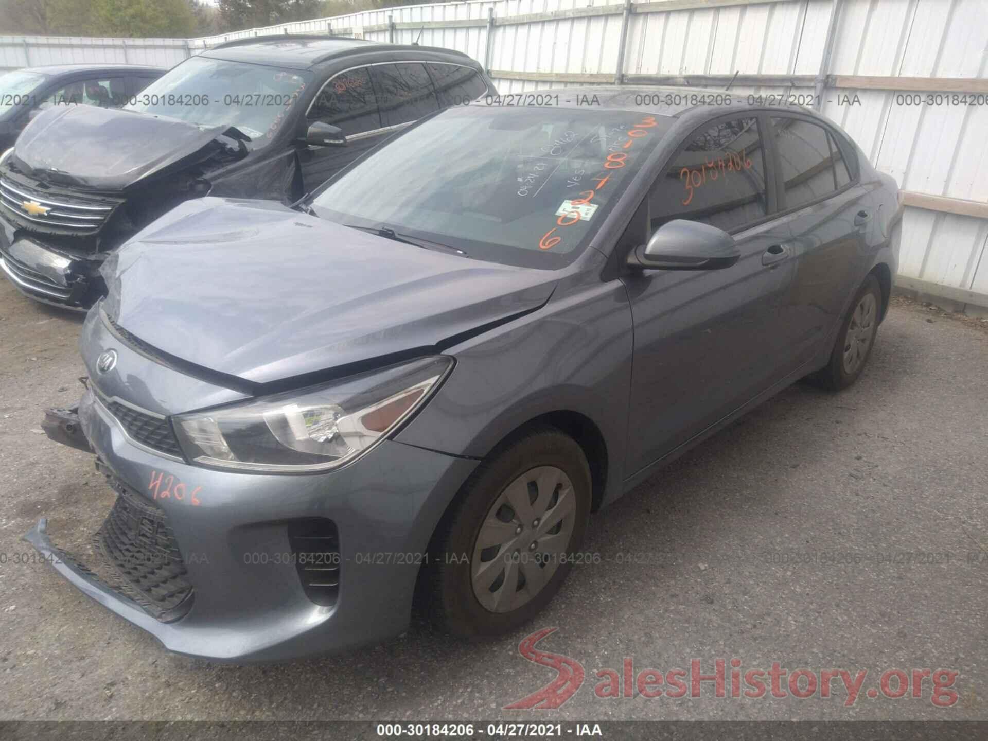 3KPA24AD1LE268462 2020 KIA RIO