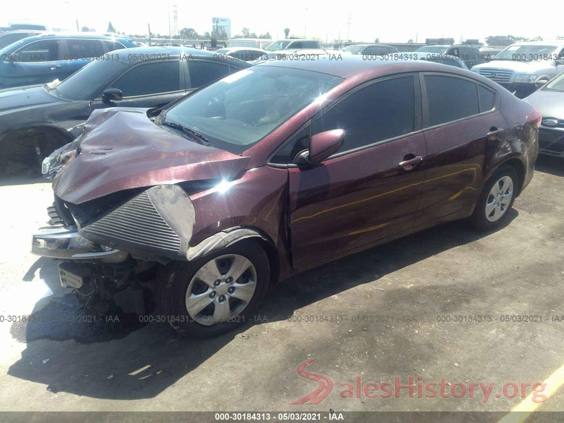 3KPFK4A70HE122450 2017 KIA FORTE