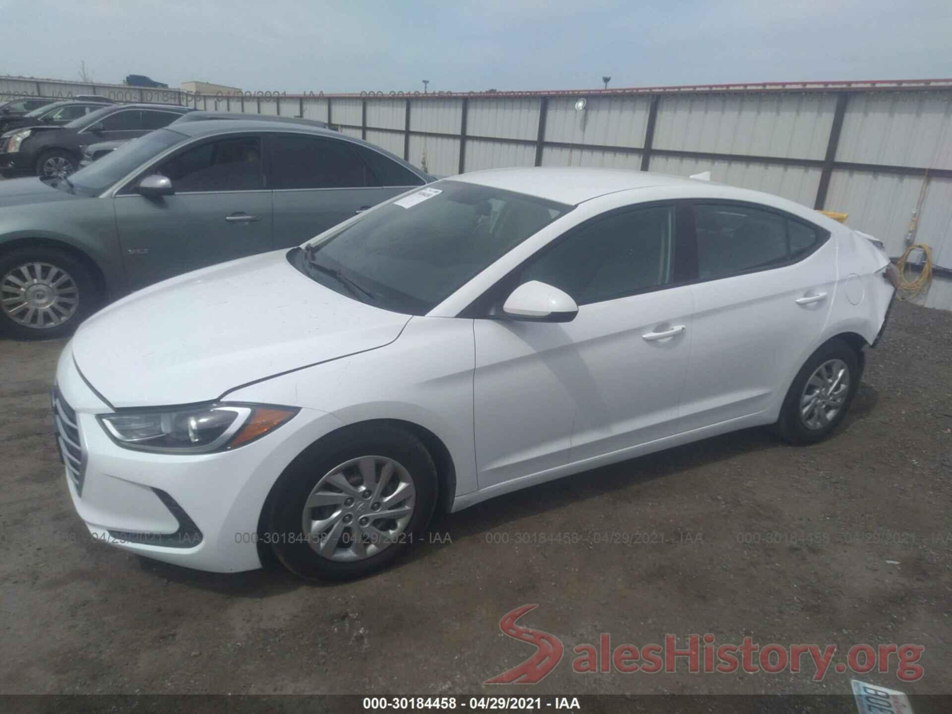 5NPD74LF3HH166743 2017 HYUNDAI ELANTRA