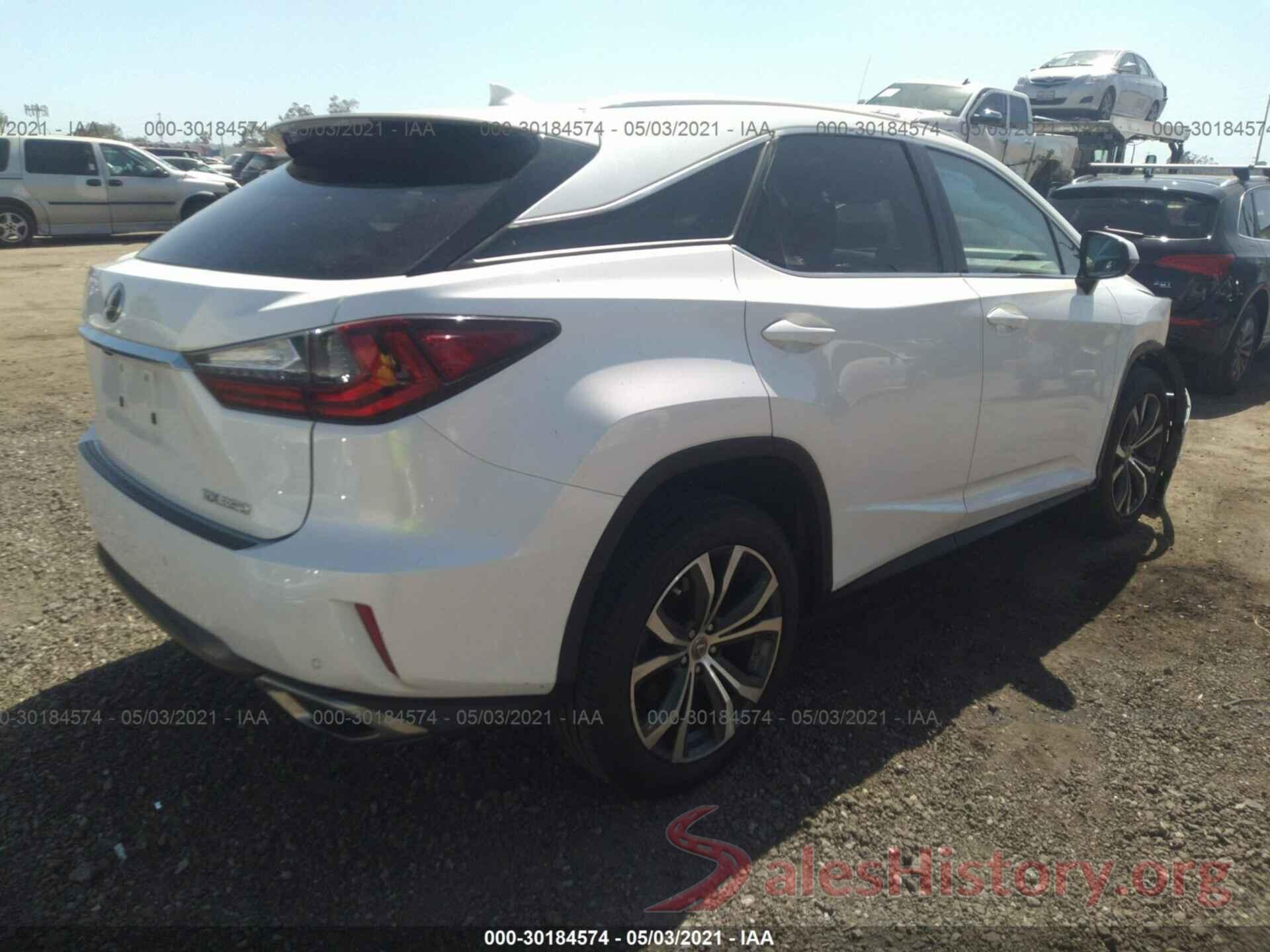 2T2BZMCA2HC099749 2017 LEXUS RX