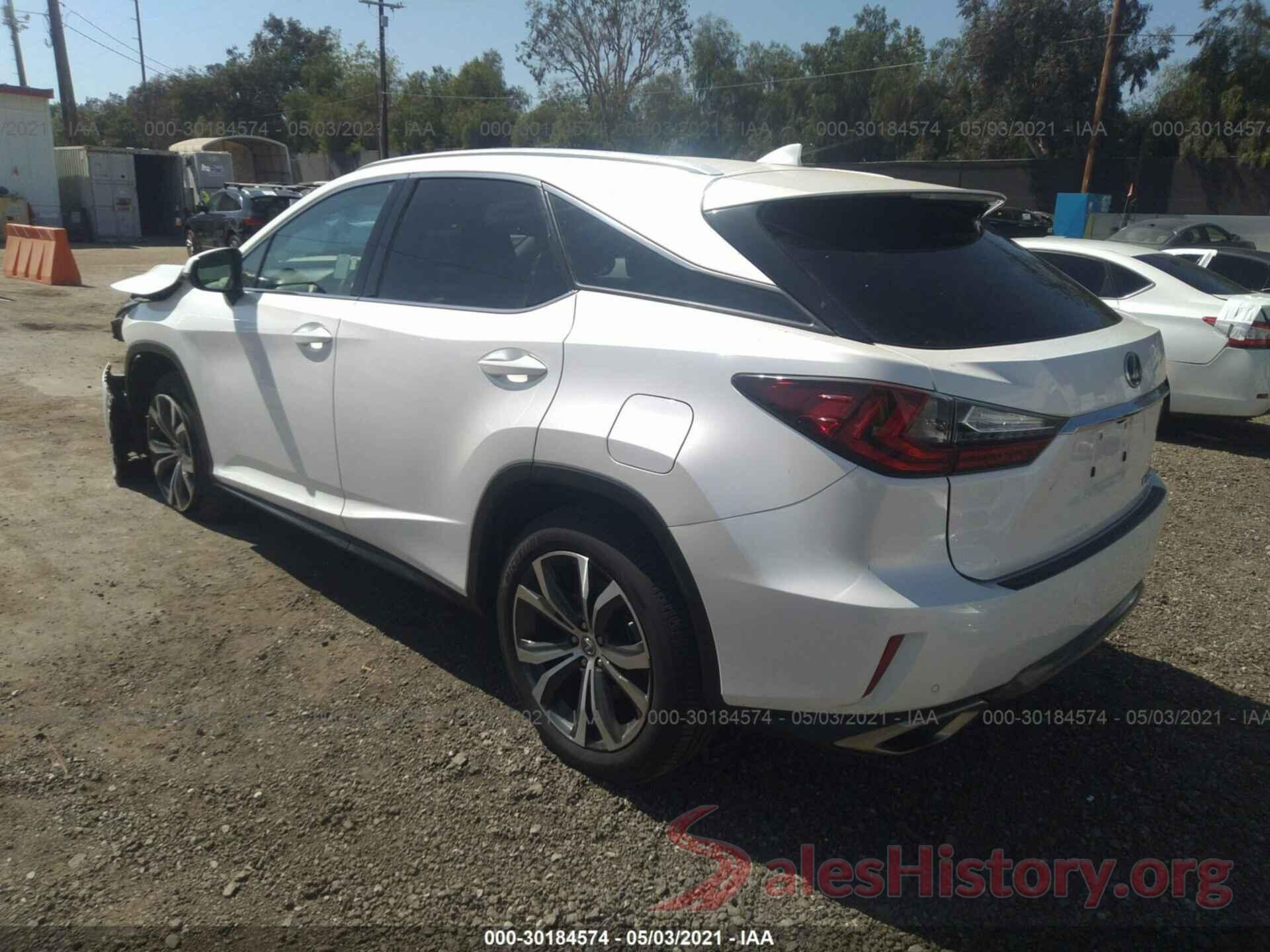 2T2BZMCA2HC099749 2017 LEXUS RX