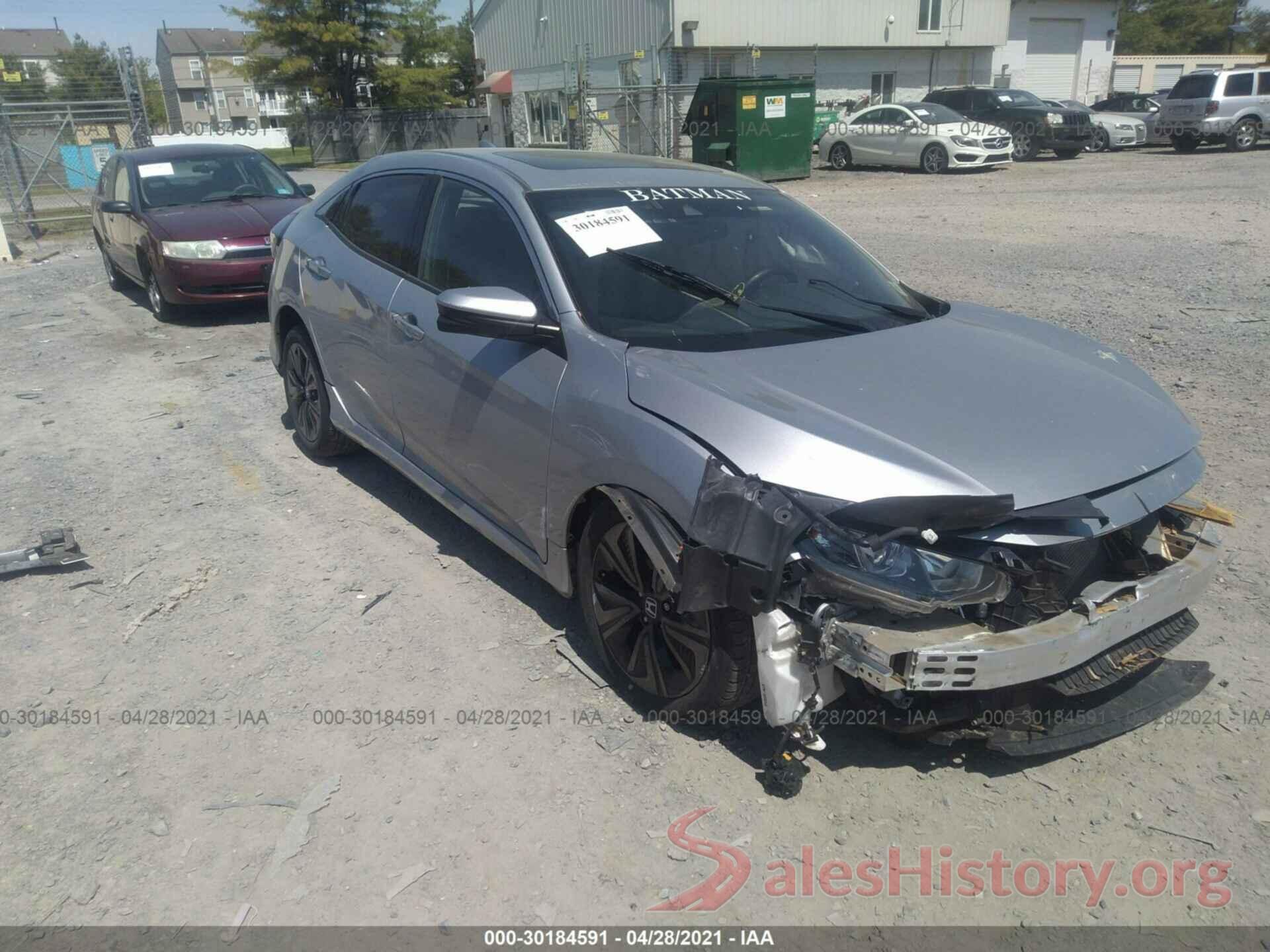 SHHFK7H88HU416381 2017 HONDA CIVIC HATCHBACK