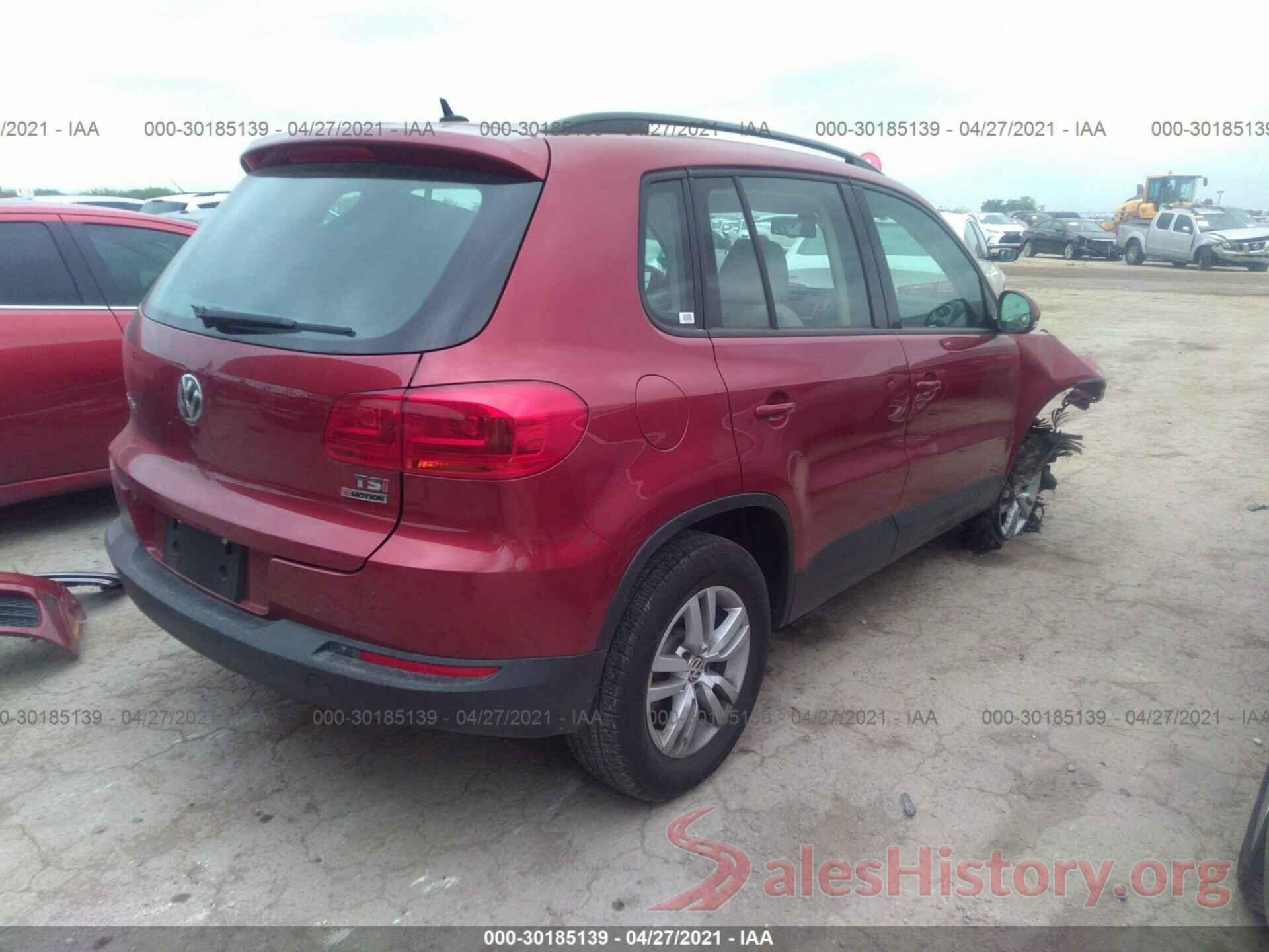 WVGBV7AX7GW025091 2016 VOLKSWAGEN TIGUAN