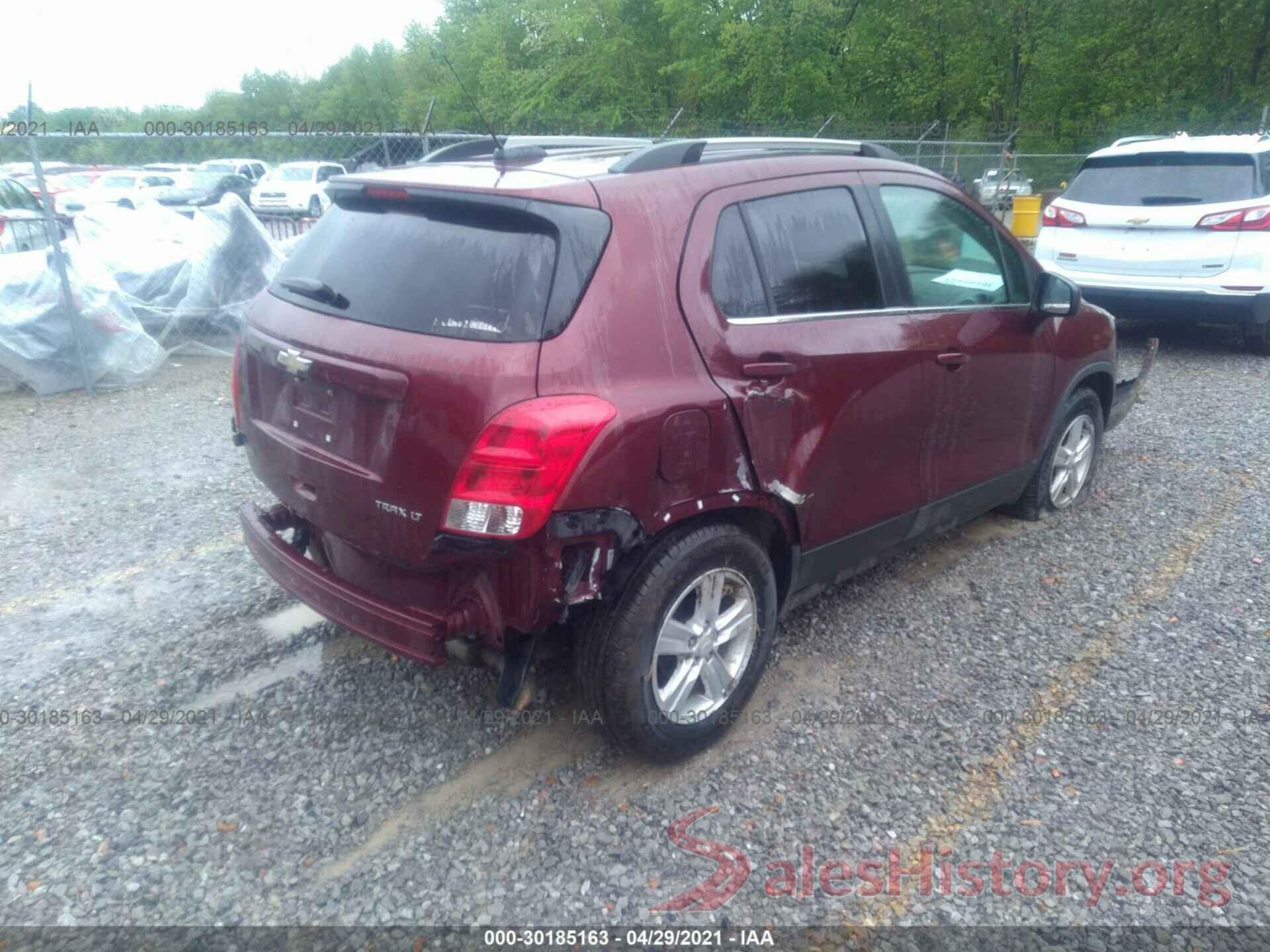 3GNCJLSB4GL185782 2016 CHEVROLET TRAX