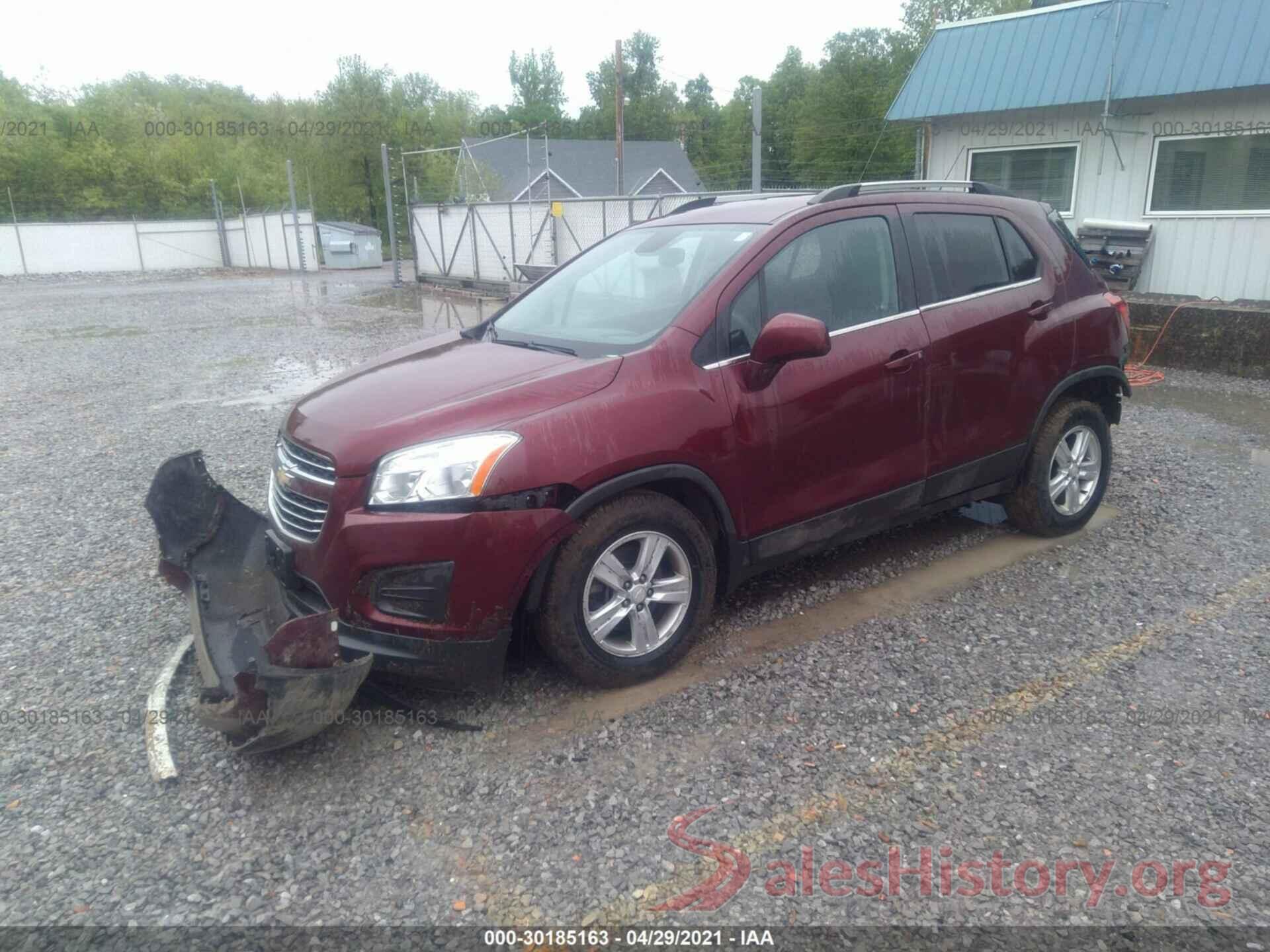 3GNCJLSB4GL185782 2016 CHEVROLET TRAX