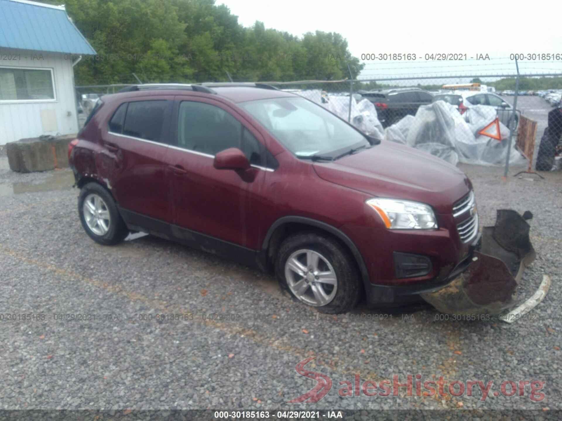 3GNCJLSB4GL185782 2016 CHEVROLET TRAX