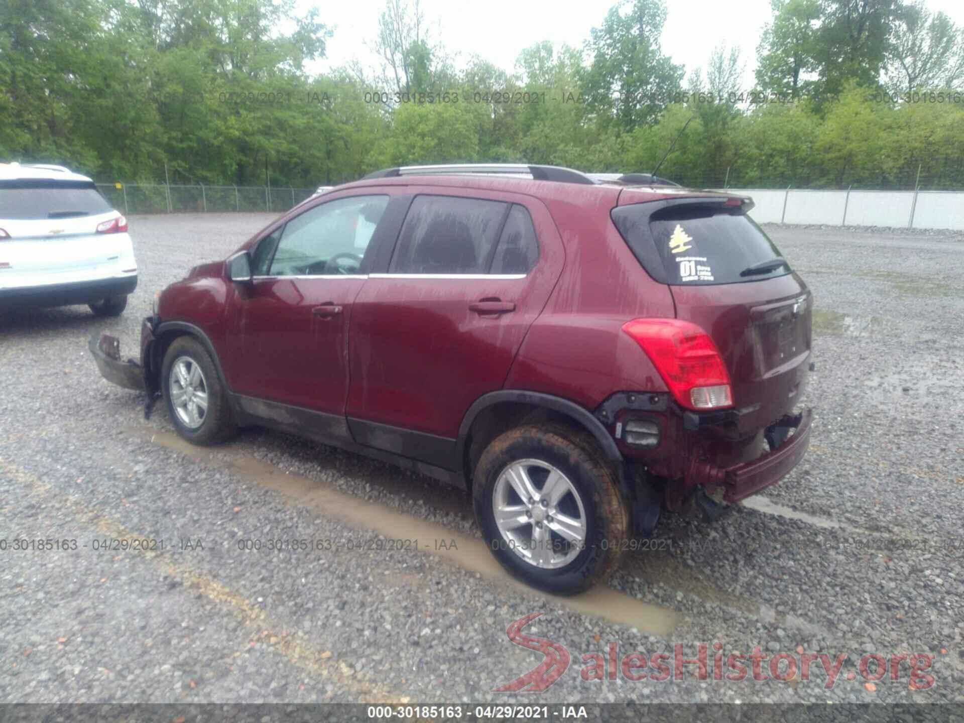 3GNCJLSB4GL185782 2016 CHEVROLET TRAX