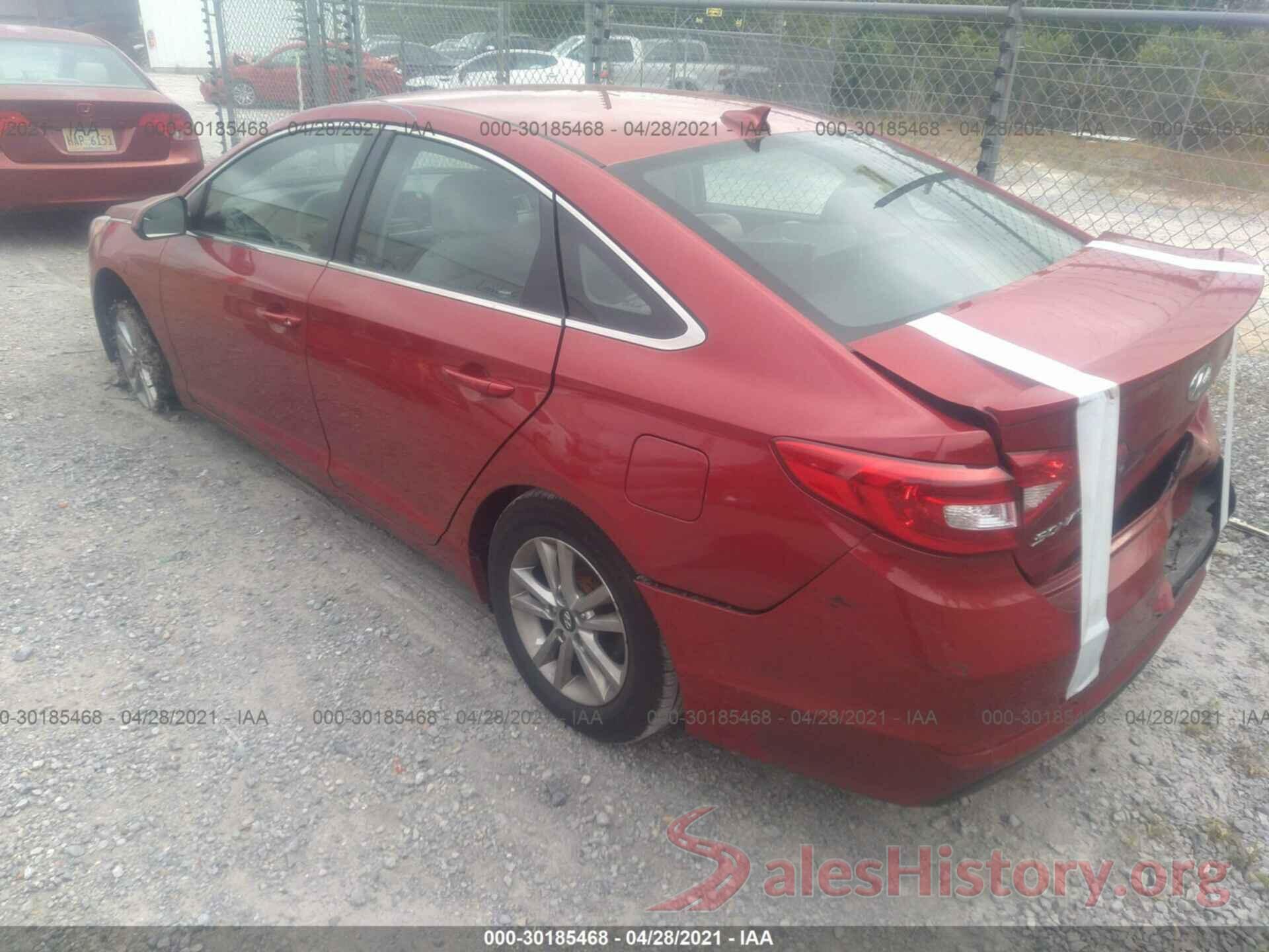 5NPE24AF2HH533914 2017 HYUNDAI SONATA