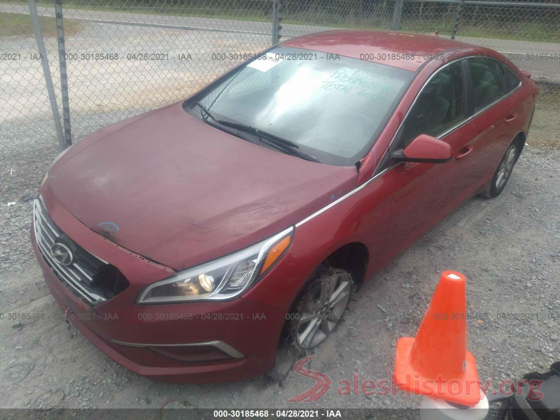 5NPE24AF2HH533914 2017 HYUNDAI SONATA