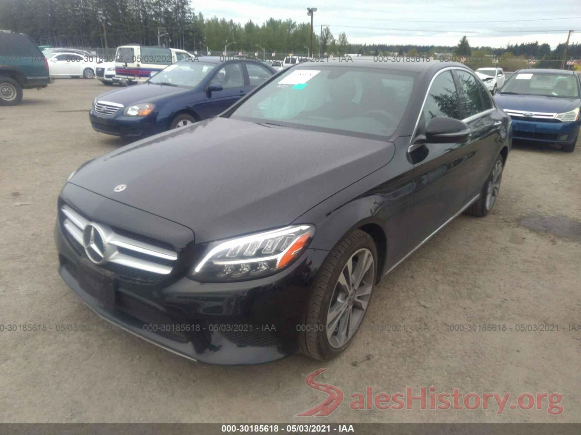 55SWF8DB1KU307246 2019 MERCEDES-BENZ C-CLASS