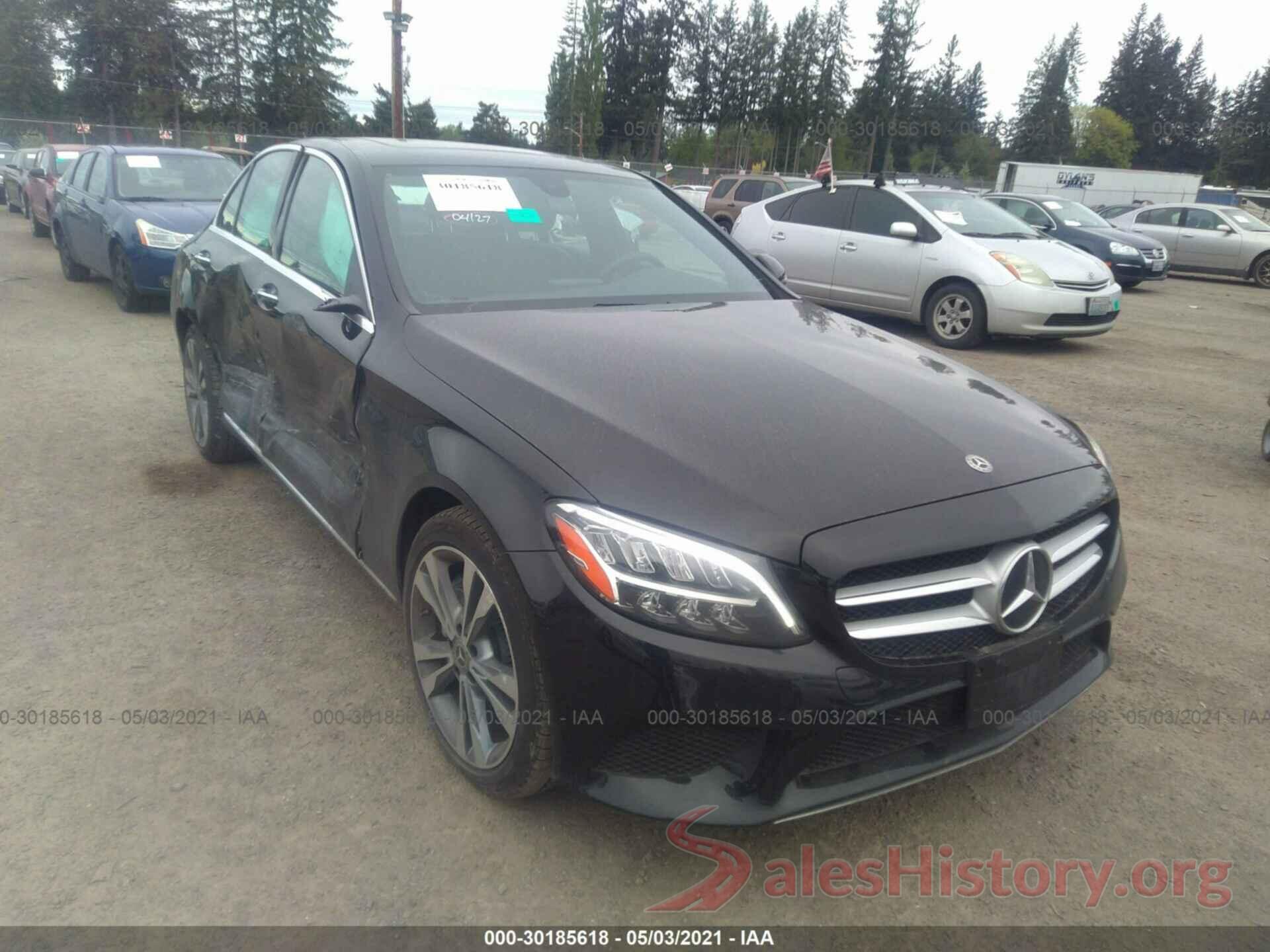 55SWF8DB1KU307246 2019 MERCEDES-BENZ C-CLASS