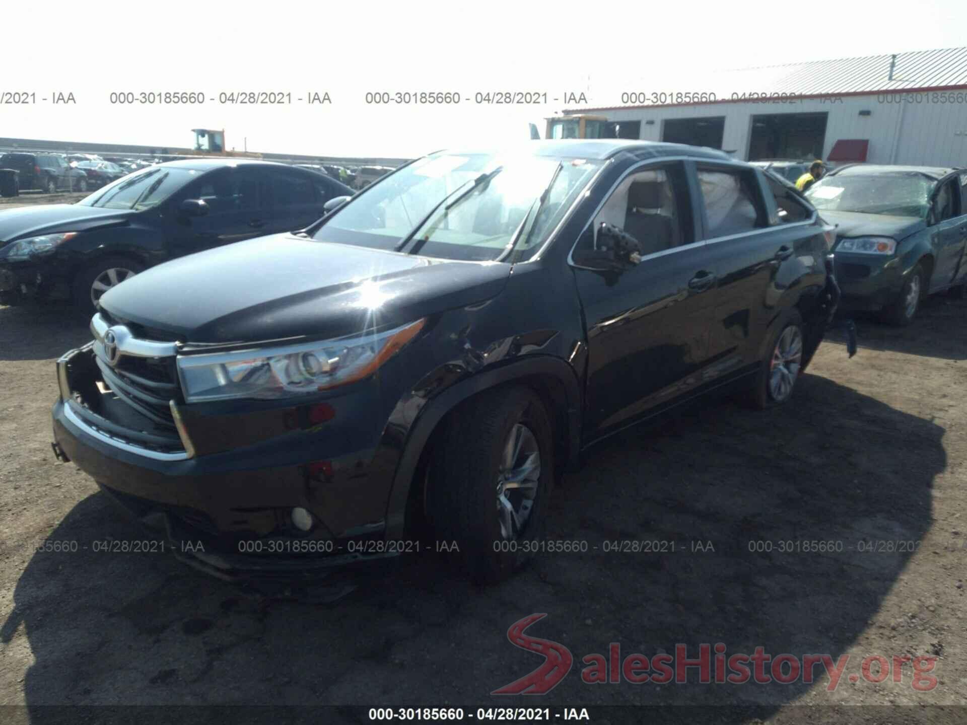 5TDBKRFH9GS238814 2016 TOYOTA HIGHLANDER