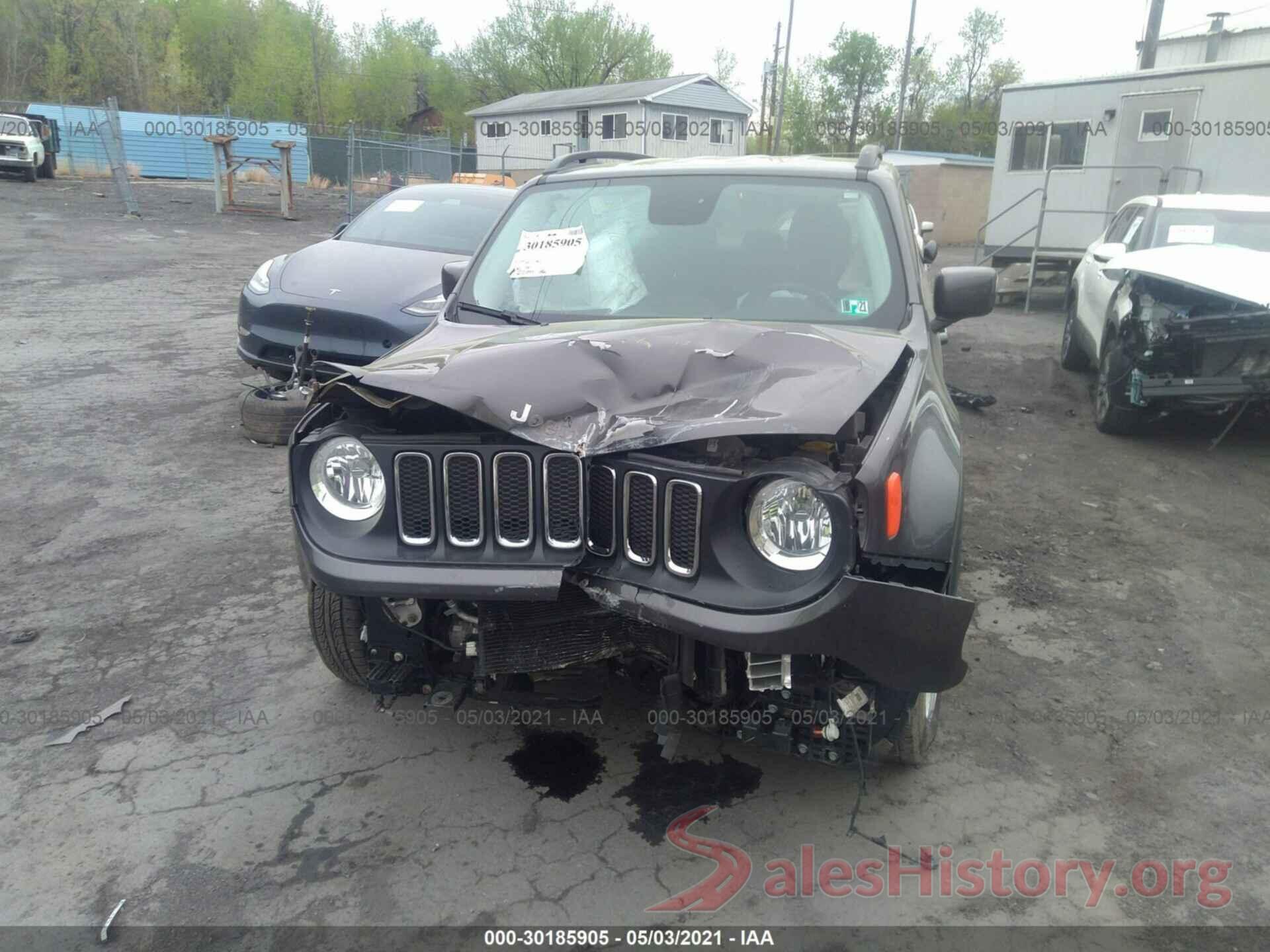 ZACCJBBB8HPE65524 2017 JEEP RENEGADE