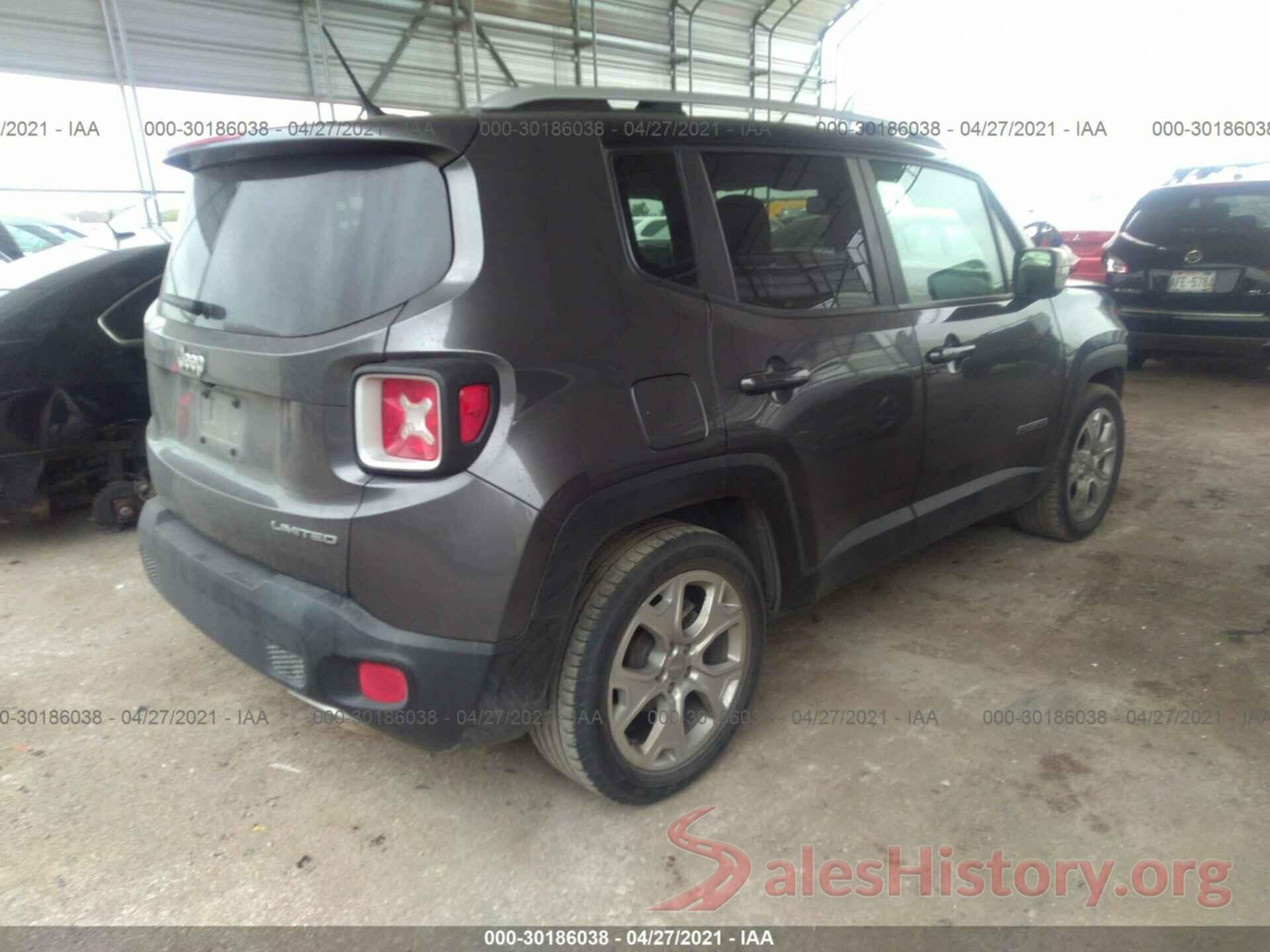 ZACCJADB4HPG20996 2017 JEEP RENEGADE