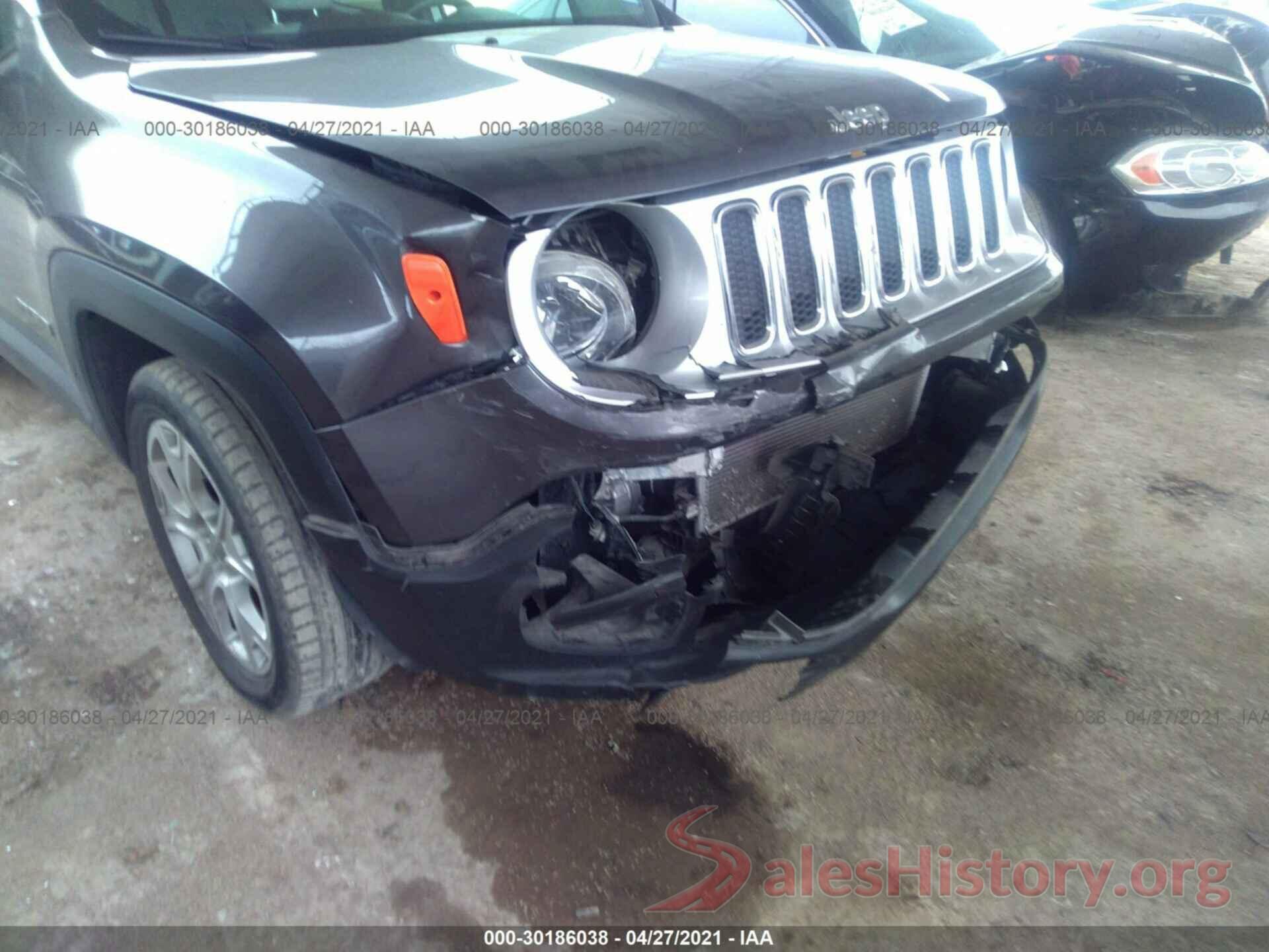 ZACCJADB4HPG20996 2017 JEEP RENEGADE