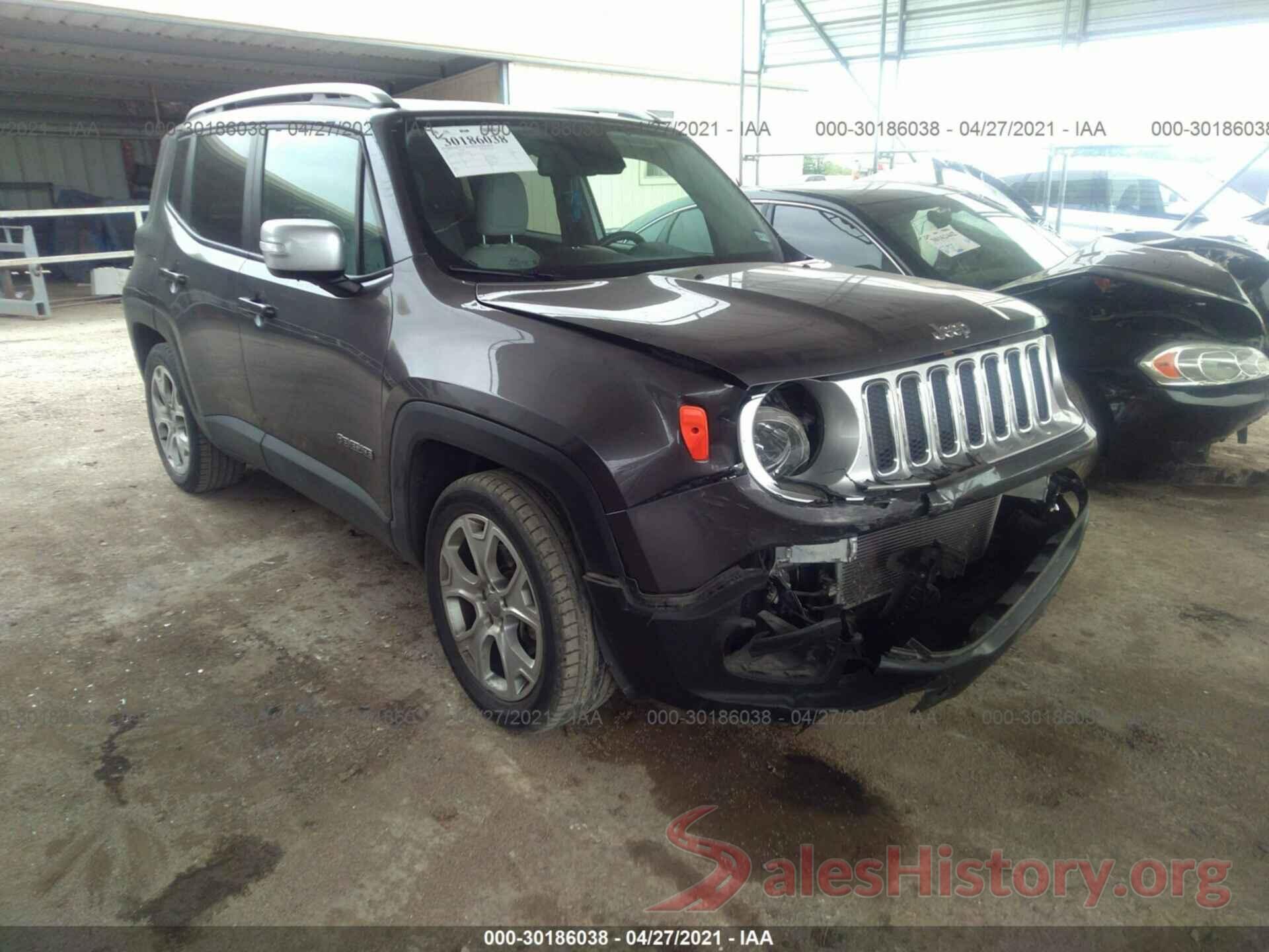 ZACCJADB4HPG20996 2017 JEEP RENEGADE