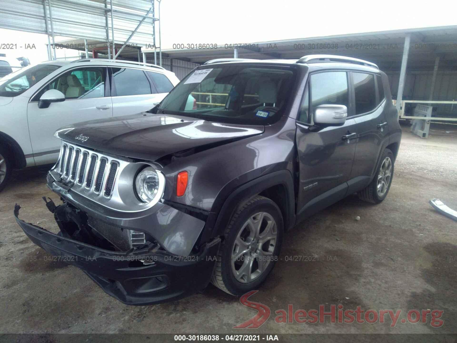 ZACCJADB4HPG20996 2017 JEEP RENEGADE