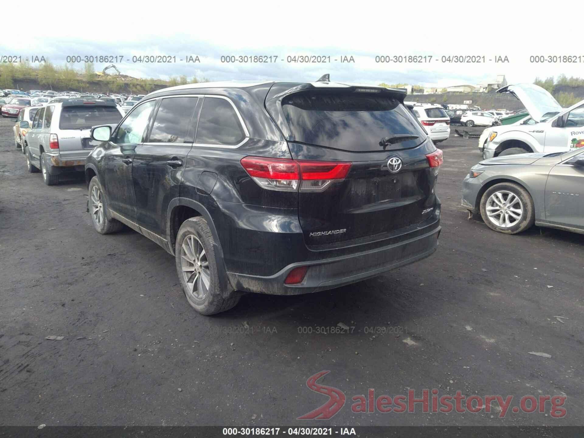 5TDJZRFH3HS401997 2017 TOYOTA HIGHLANDER