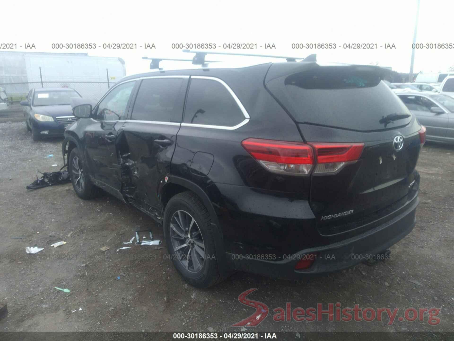 5TDJZRFH7HS390941 2017 TOYOTA HIGHLANDER