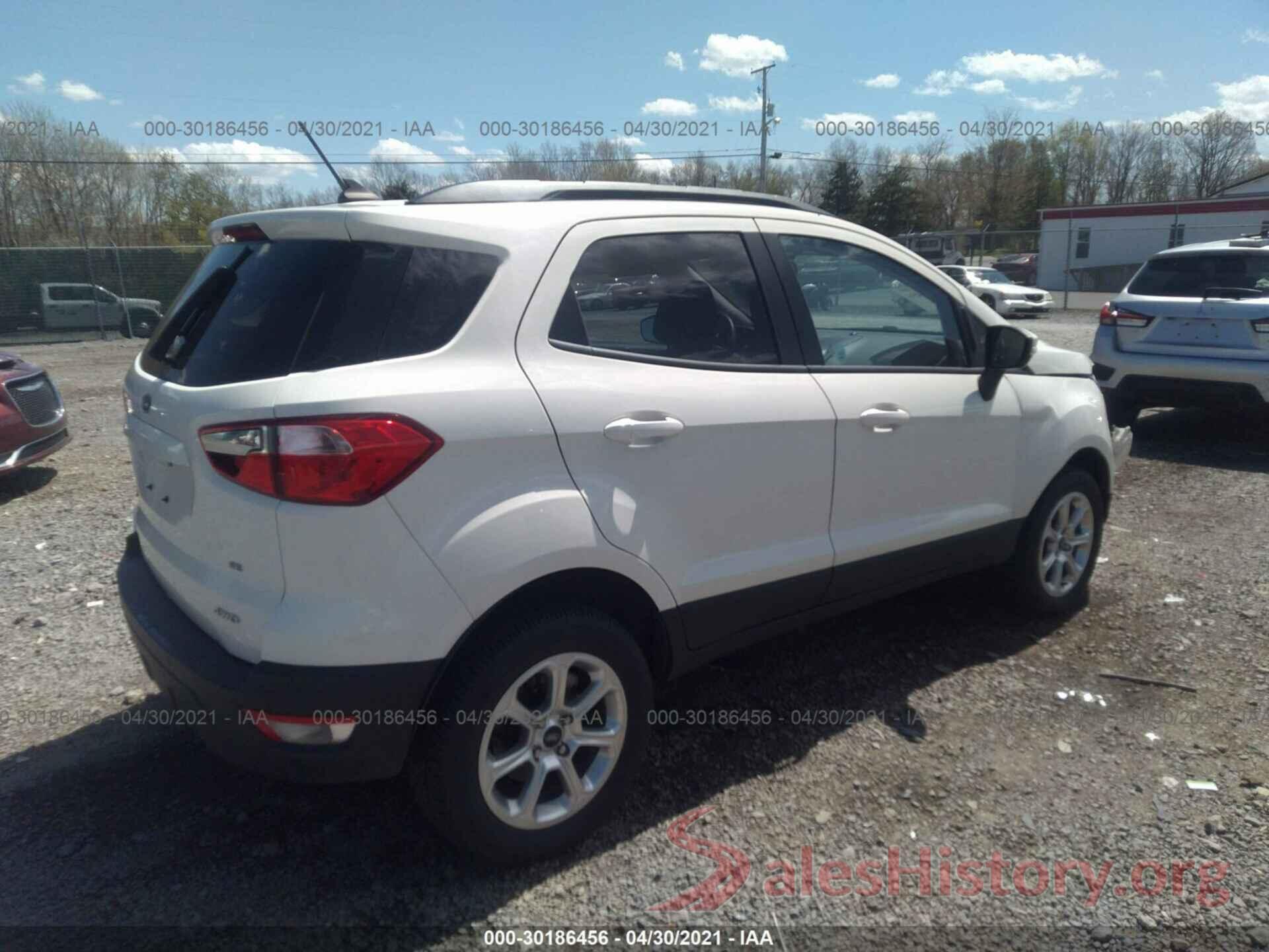 MAJ6S3GL7LC319779 2020 FORD ECOSPORT