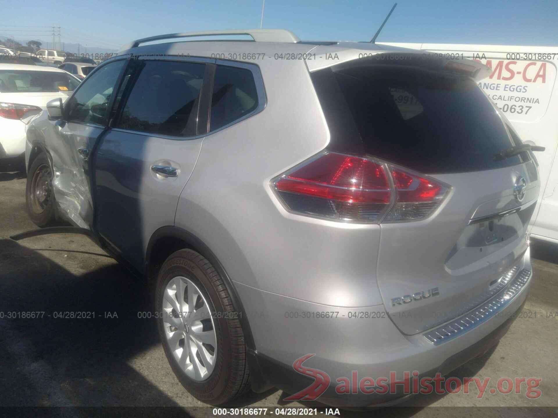 5N1AT2MN8GC893259 2016 NISSAN ROGUE