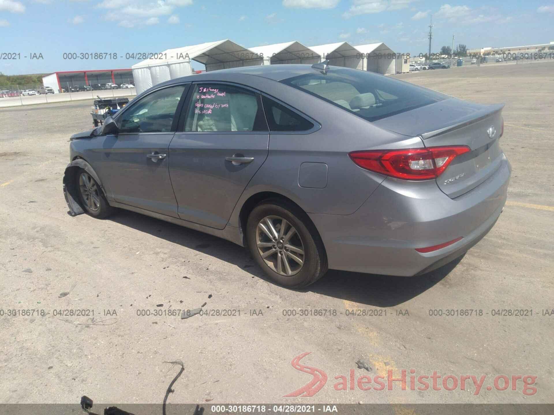 5NPE24AF0HH489699 2017 HYUNDAI SONATA