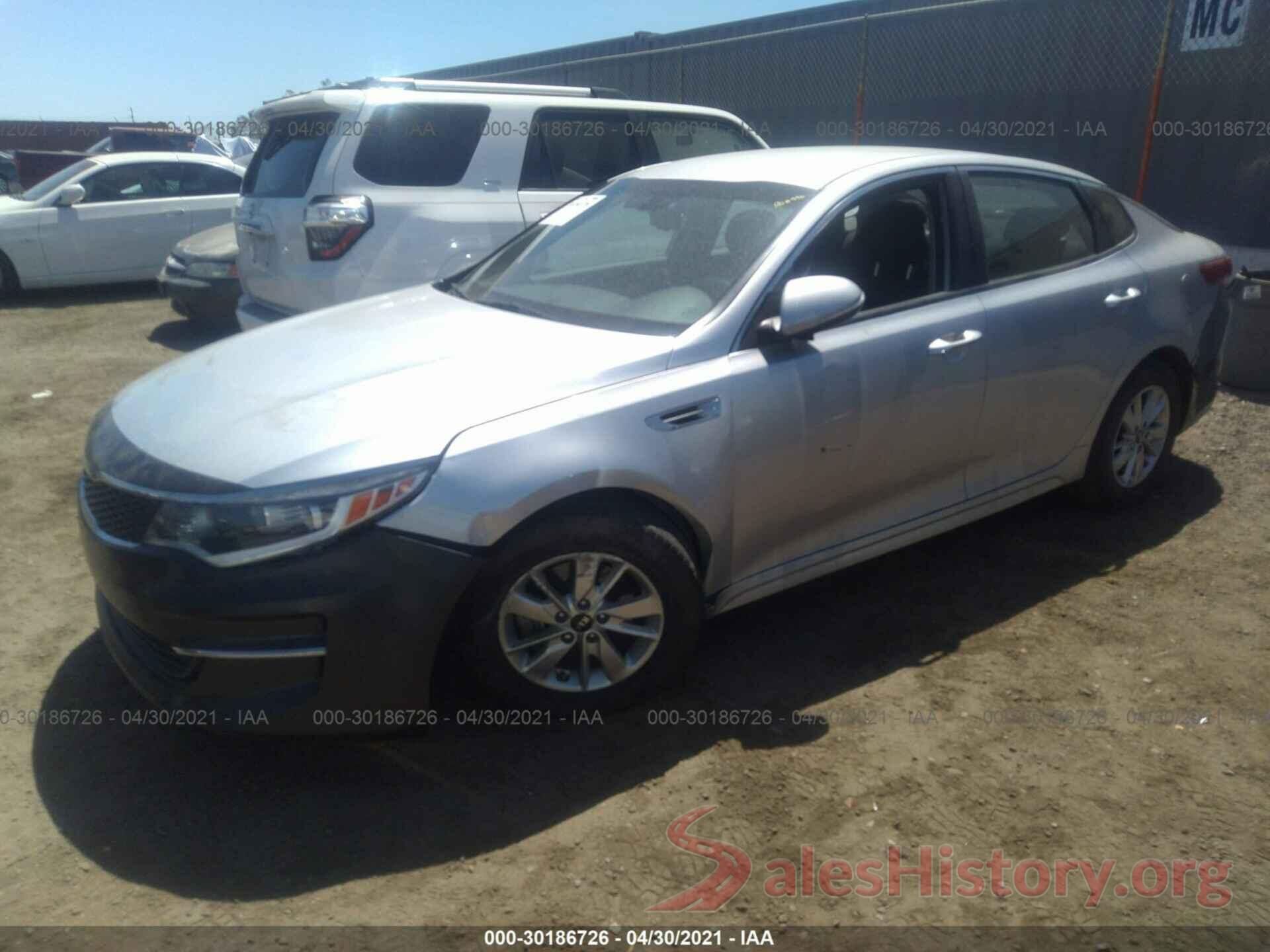 5XXGT4L34GG115616 2016 KIA OPTIMA