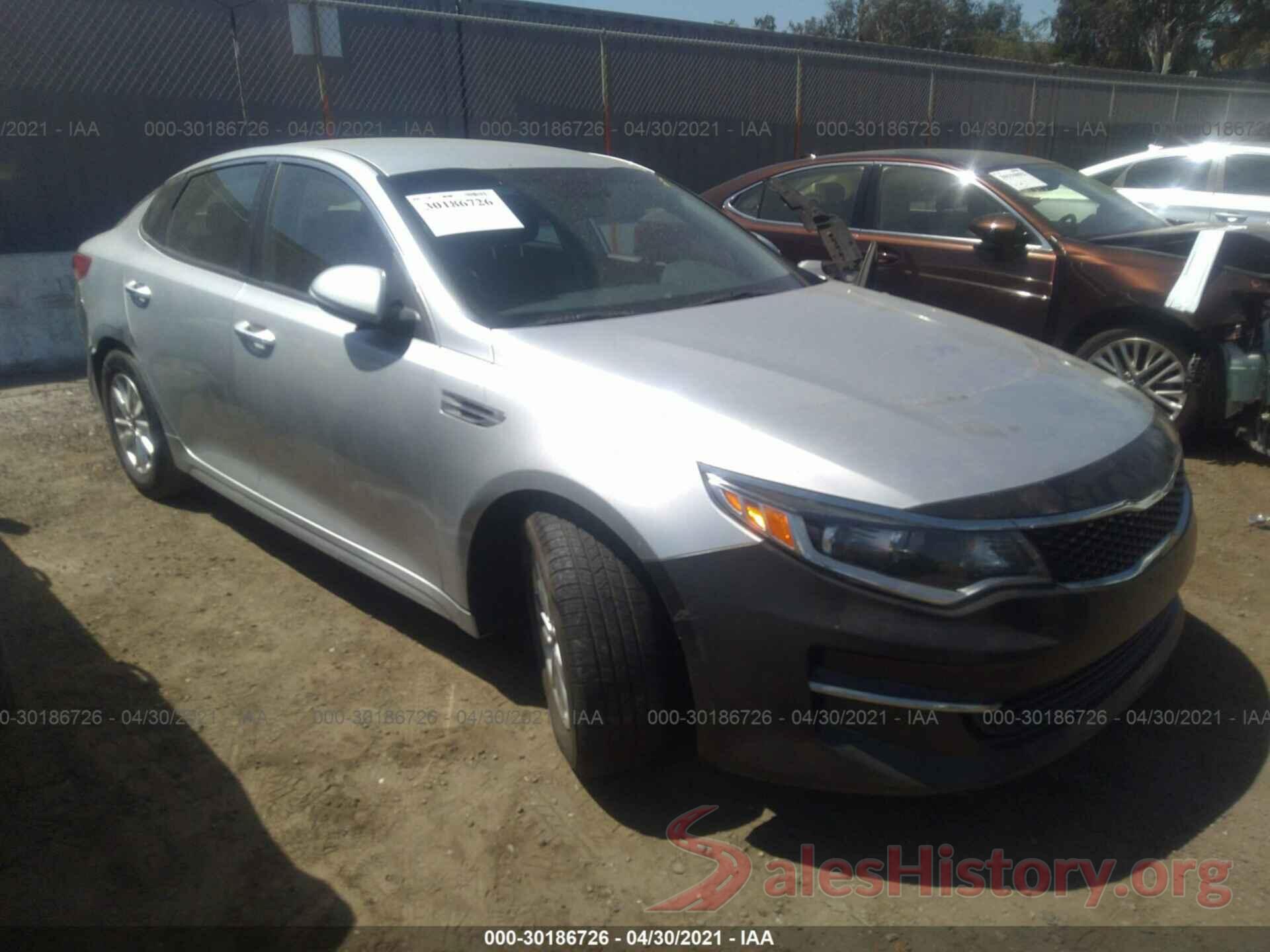 5XXGT4L34GG115616 2016 KIA OPTIMA