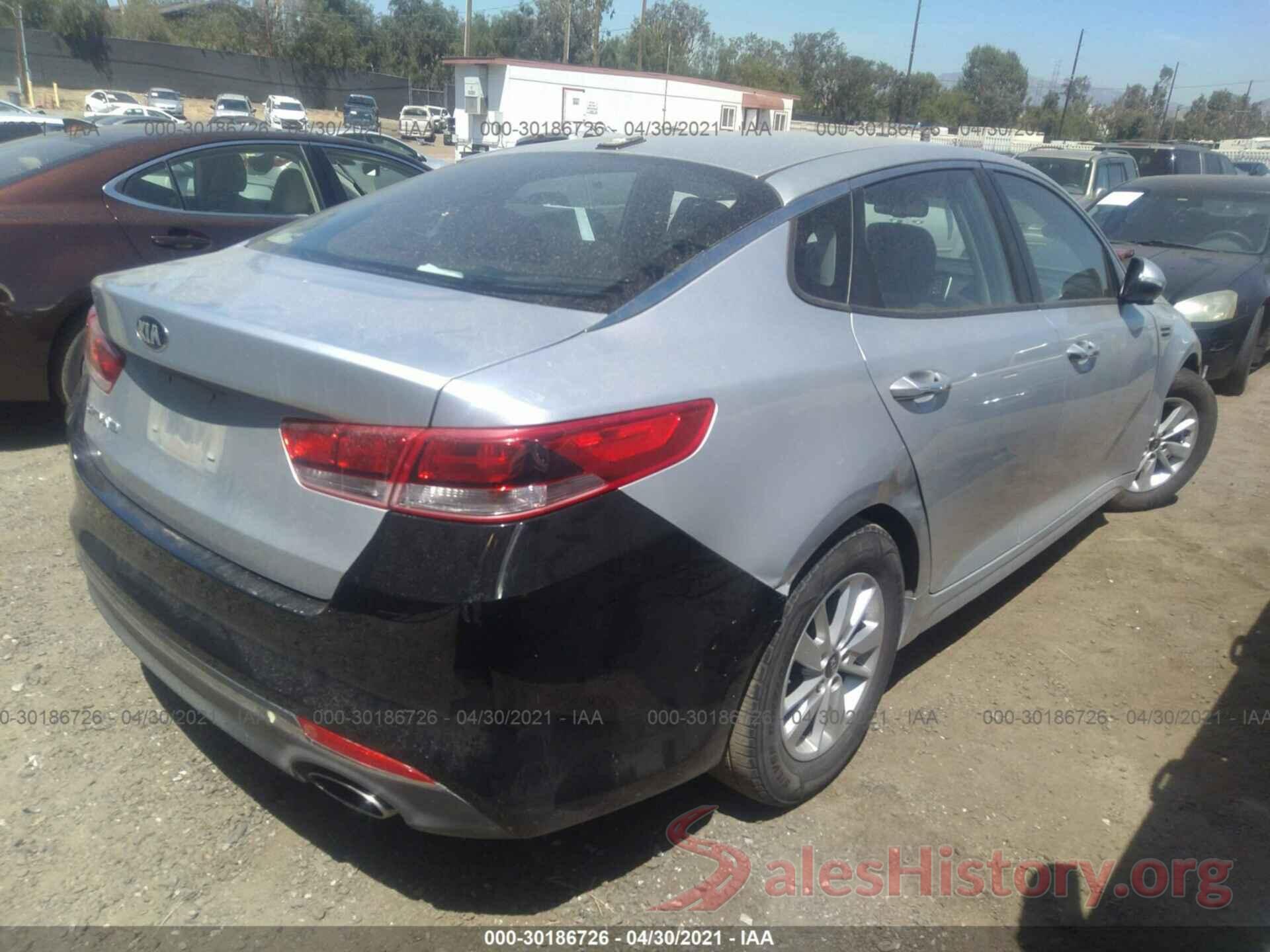 5XXGT4L34GG115616 2016 KIA OPTIMA