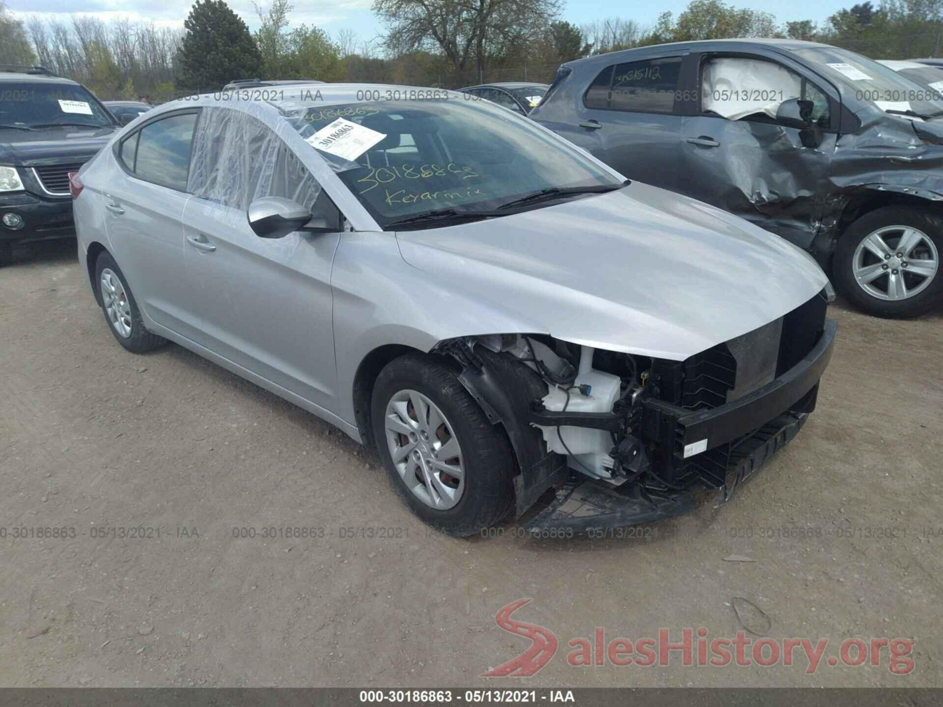 5NPD74LF0HH126989 2017 HYUNDAI ELANTRA