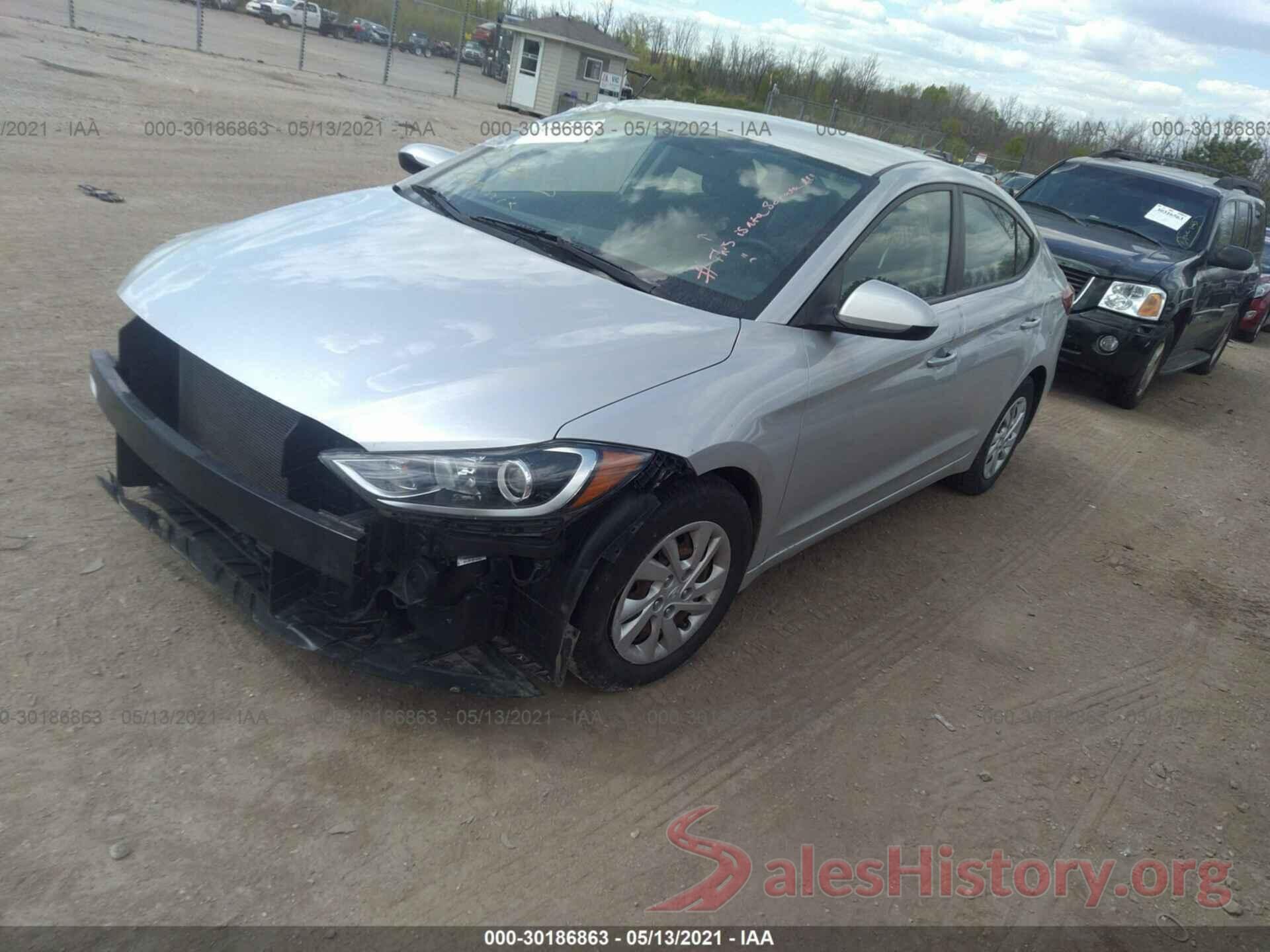 5NPD74LF0HH126989 2017 HYUNDAI ELANTRA