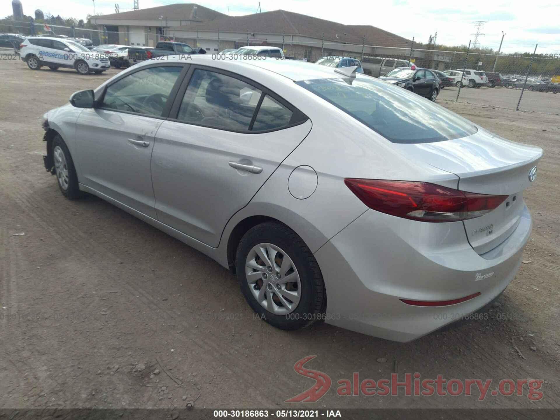 5NPD74LF0HH126989 2017 HYUNDAI ELANTRA