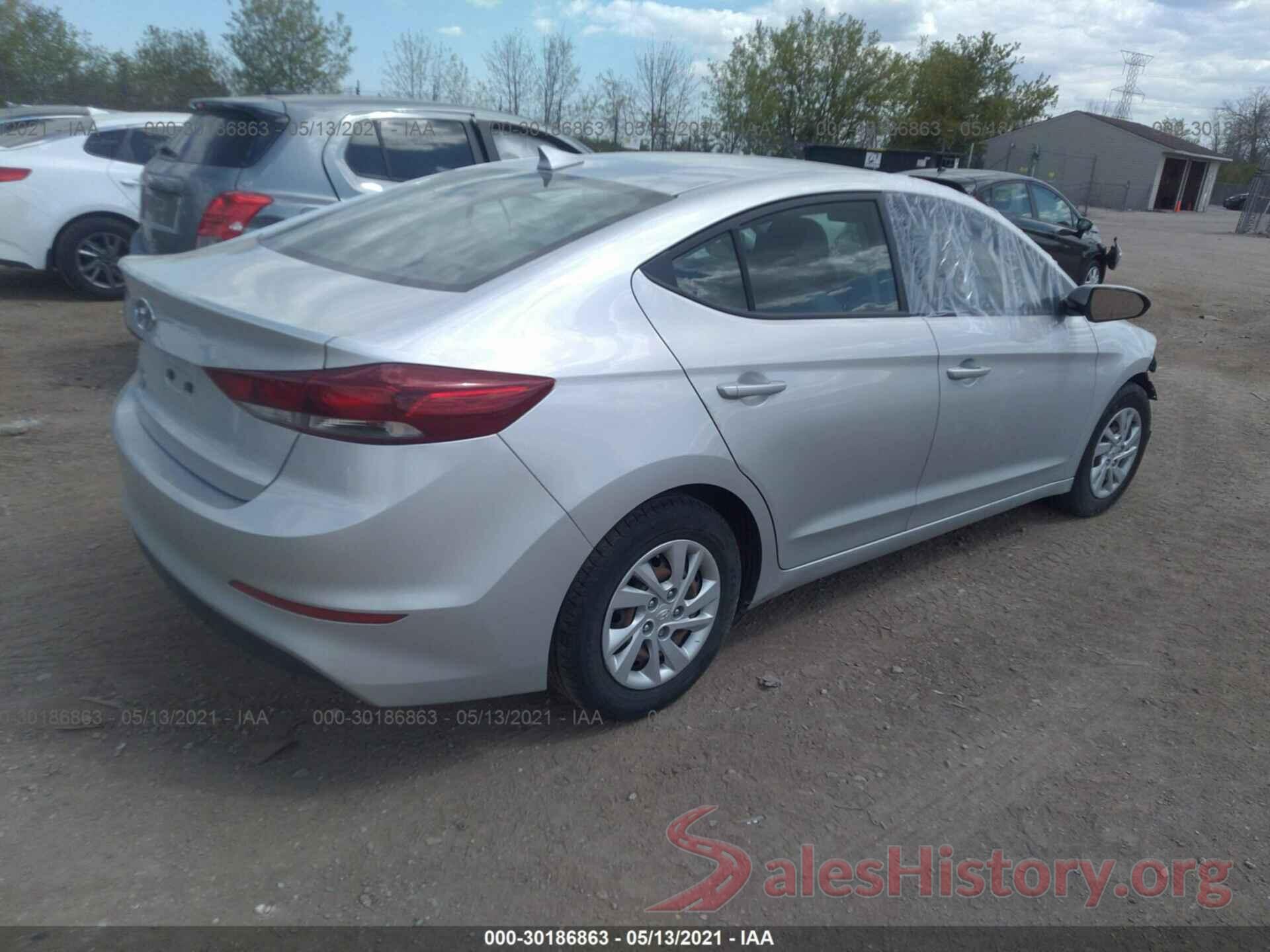 5NPD74LF0HH126989 2017 HYUNDAI ELANTRA